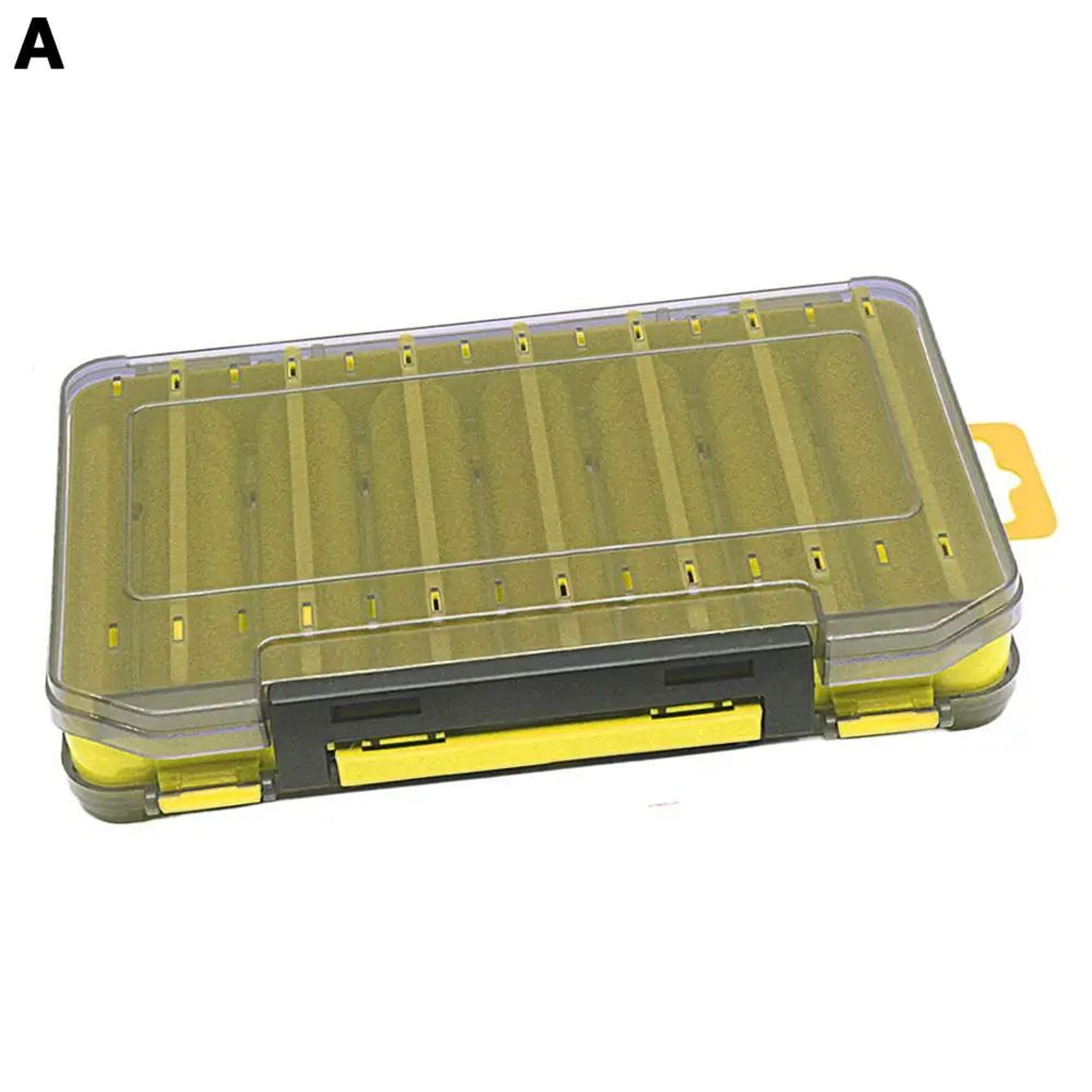 Clear HardShell Fishing Tackle Box Portable Lure Storage Box And Bait Organizer Case 7