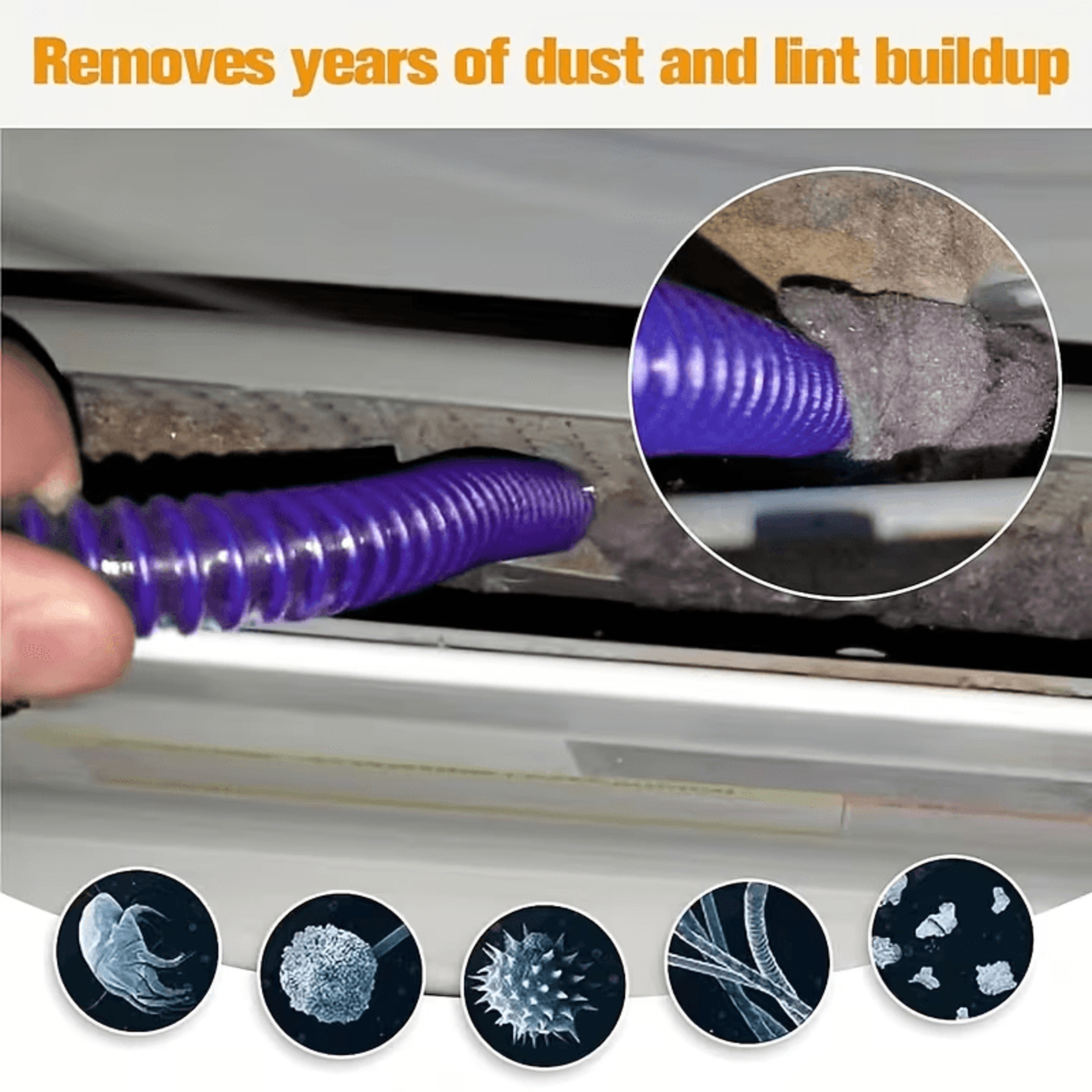 Dryer Vent Cleaner Kit Vacuum Hose Attachment For Dyson Lint Remover Vacuum Attachment 8