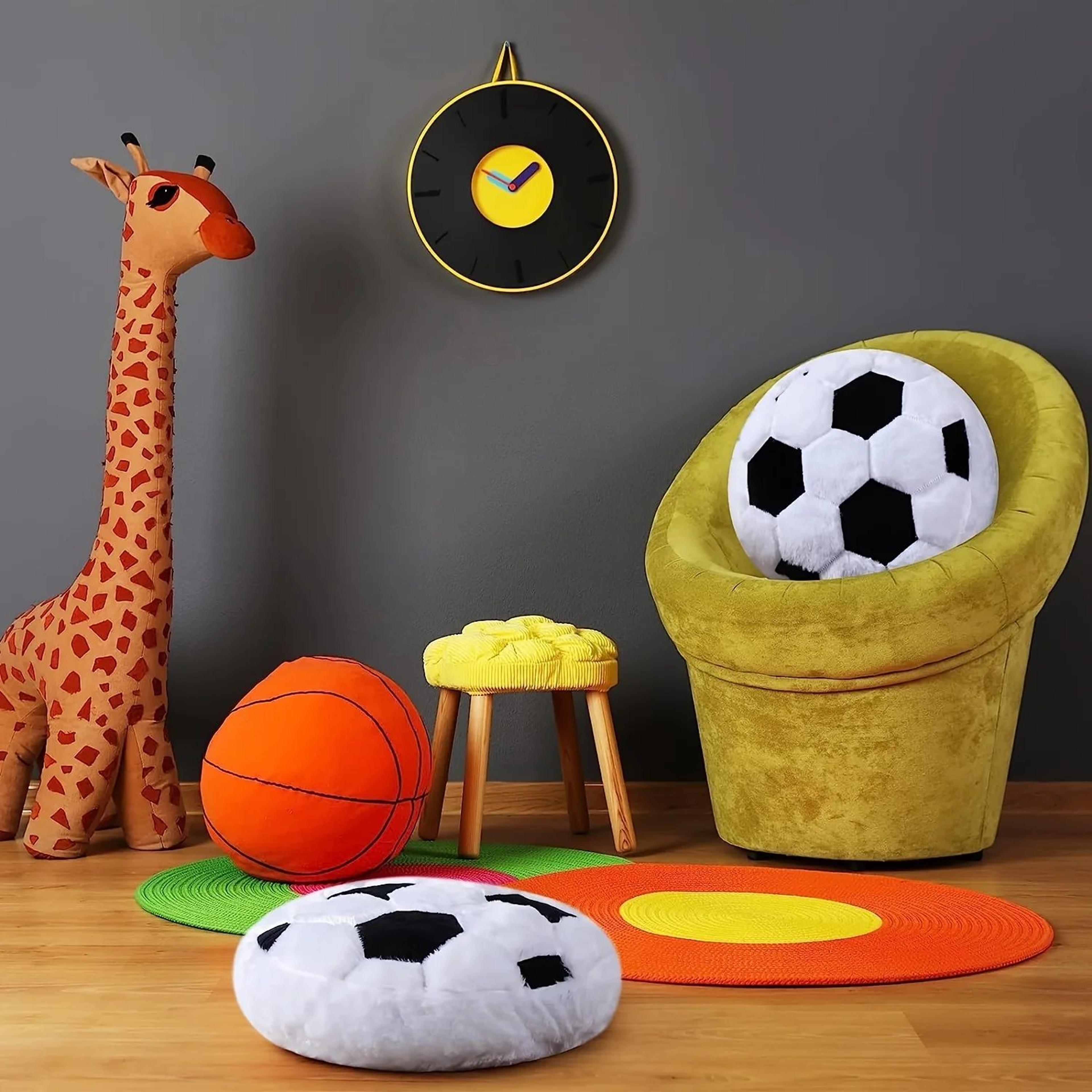 Football Plush Pillow Soft Fan Cushion For Couch  Bed  Cozy Football Throw Pillow For Kids Teens  S 2