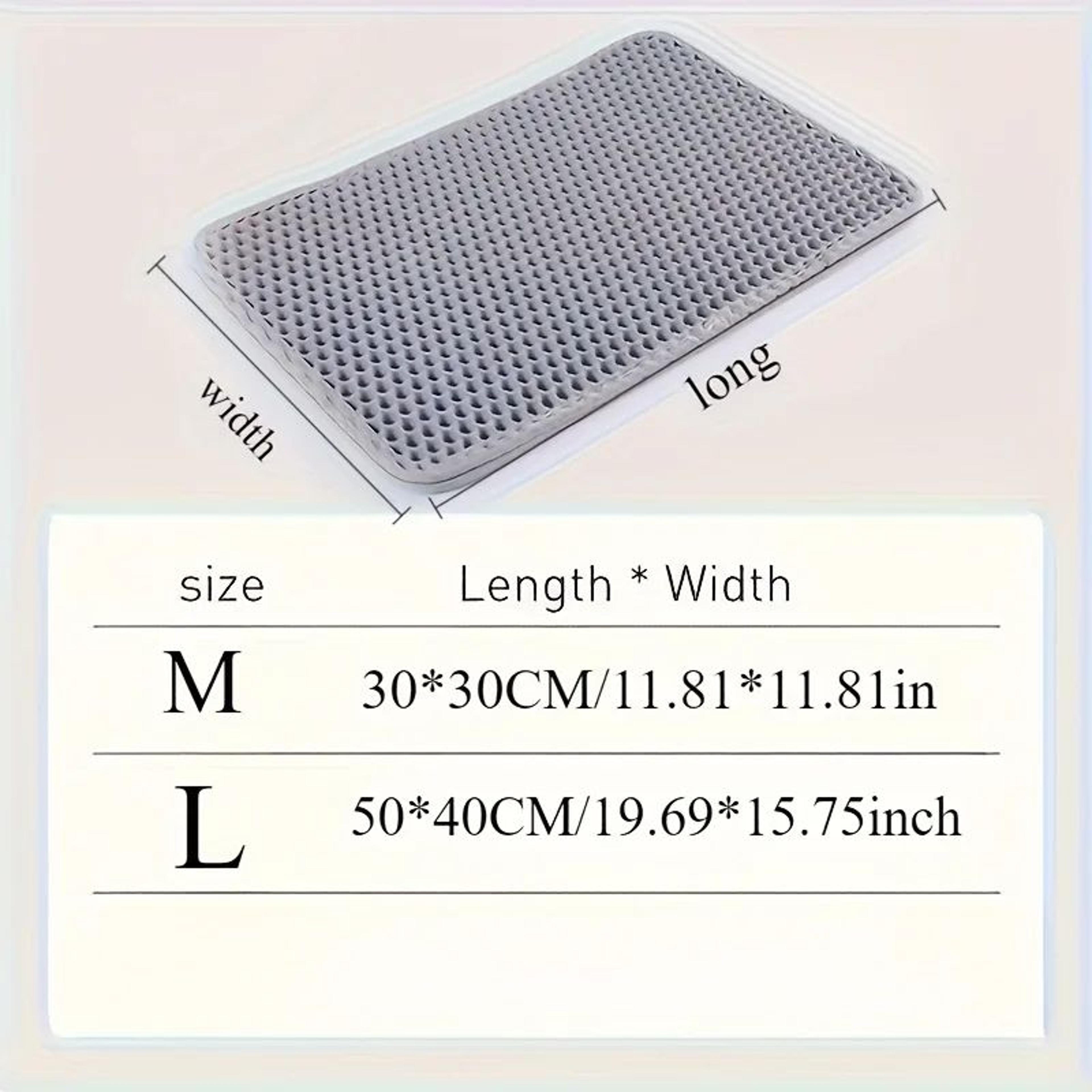 Extra Large Double Layer Cat Litter Mat Waterproof Litter Trapping Litter Box Mat 2