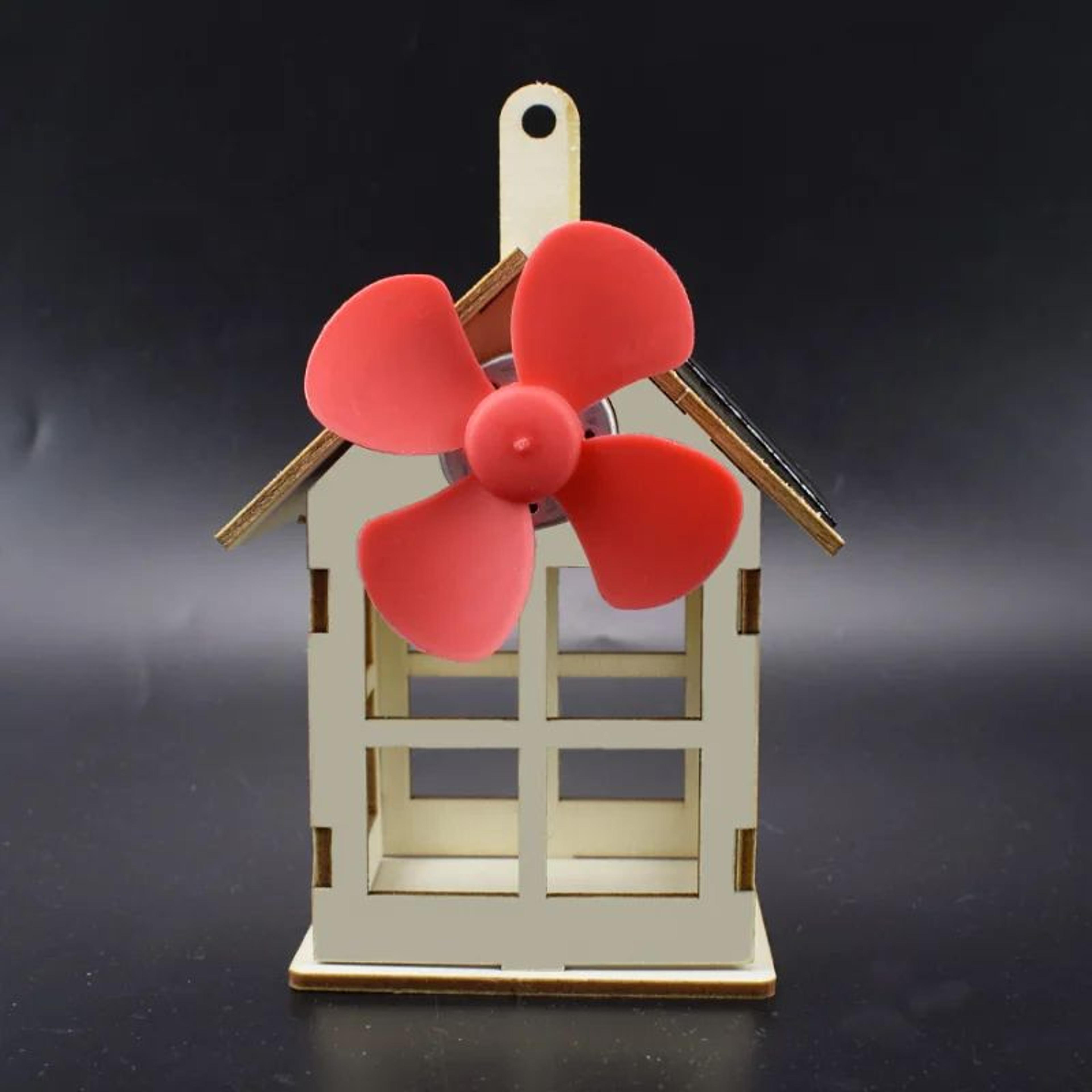 Solar Windmill STEM Science Kit 2in1 DIY Learning Toy For Kids 5