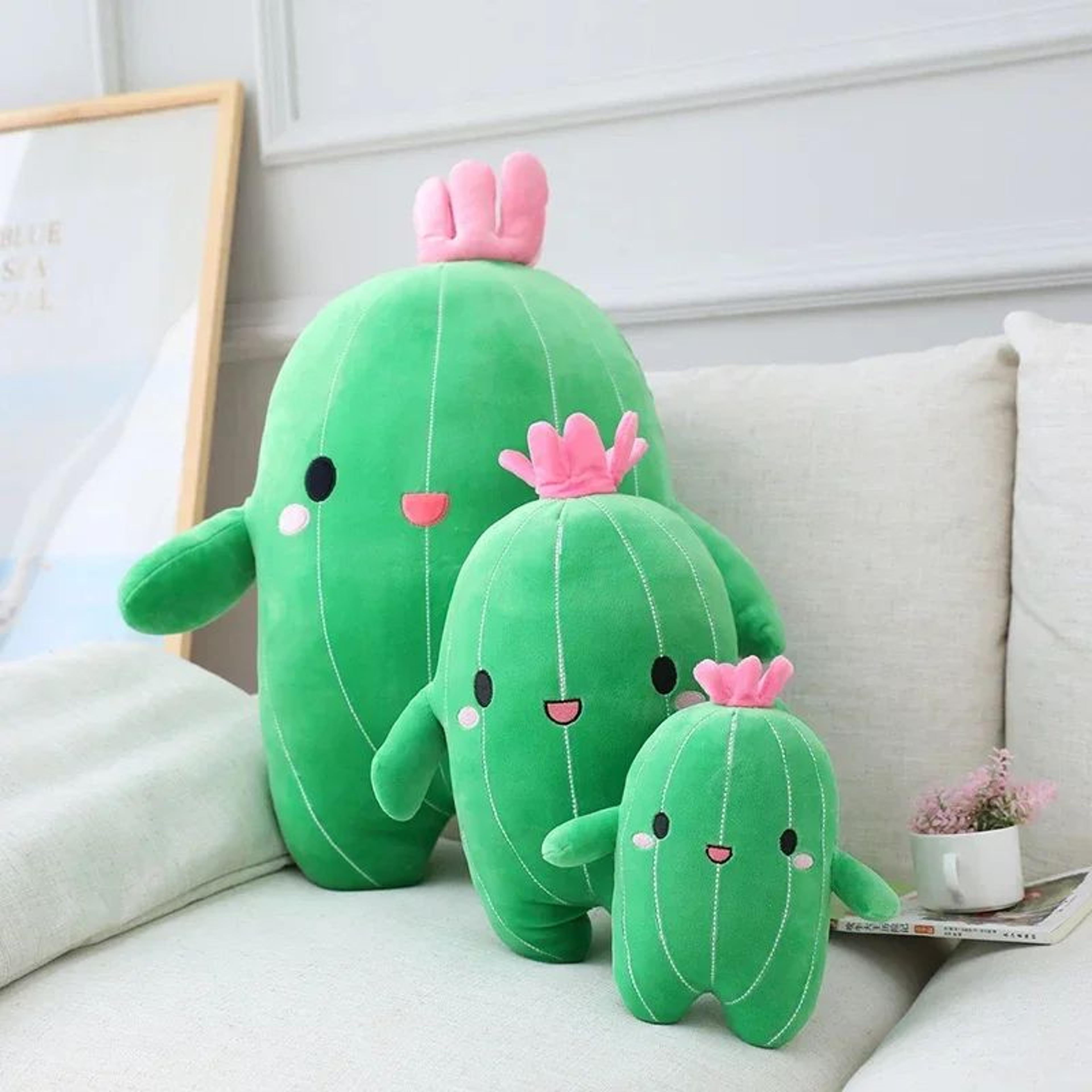 Kawaii Cactus Plush Pillow  Soft Stuffed Plant Pillow For Cozy Home Decor 5