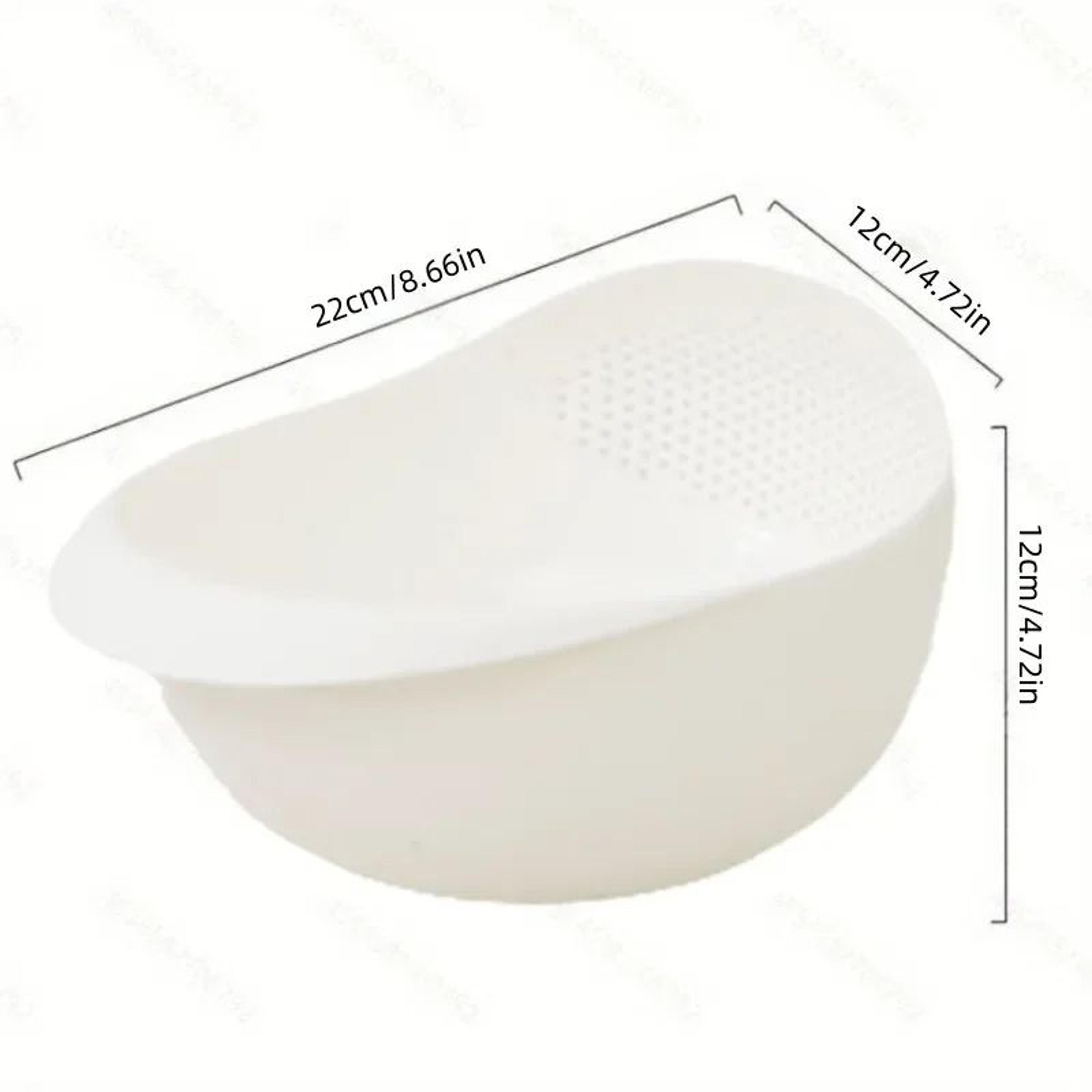 Rice Washing Strainer Bowl With Handles  Small Hole Rice Strainer  Kitchen Drain Basket 9