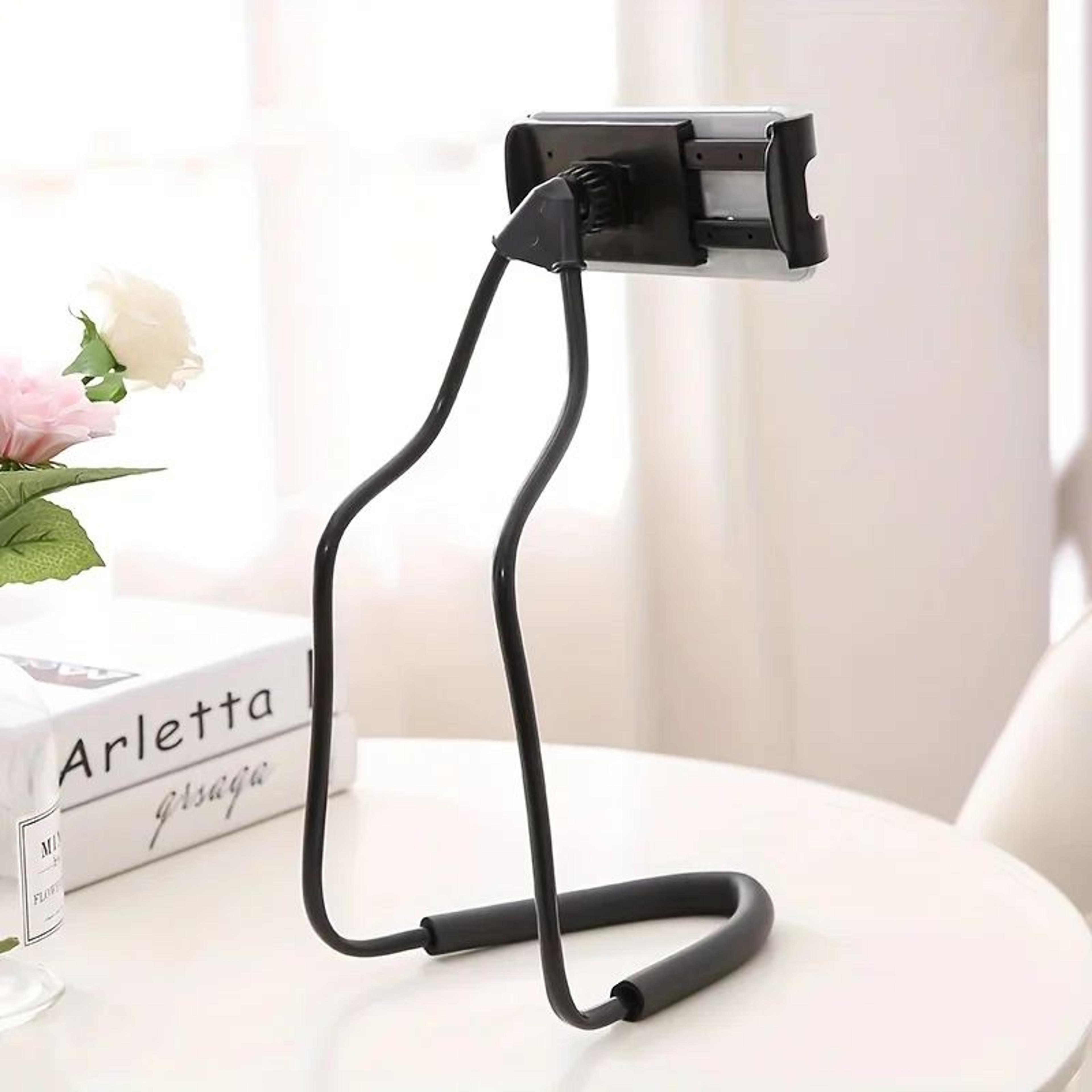 360 Rotating Neck  Desk Phone Stand For HandsFree Viewing And Streaming 5