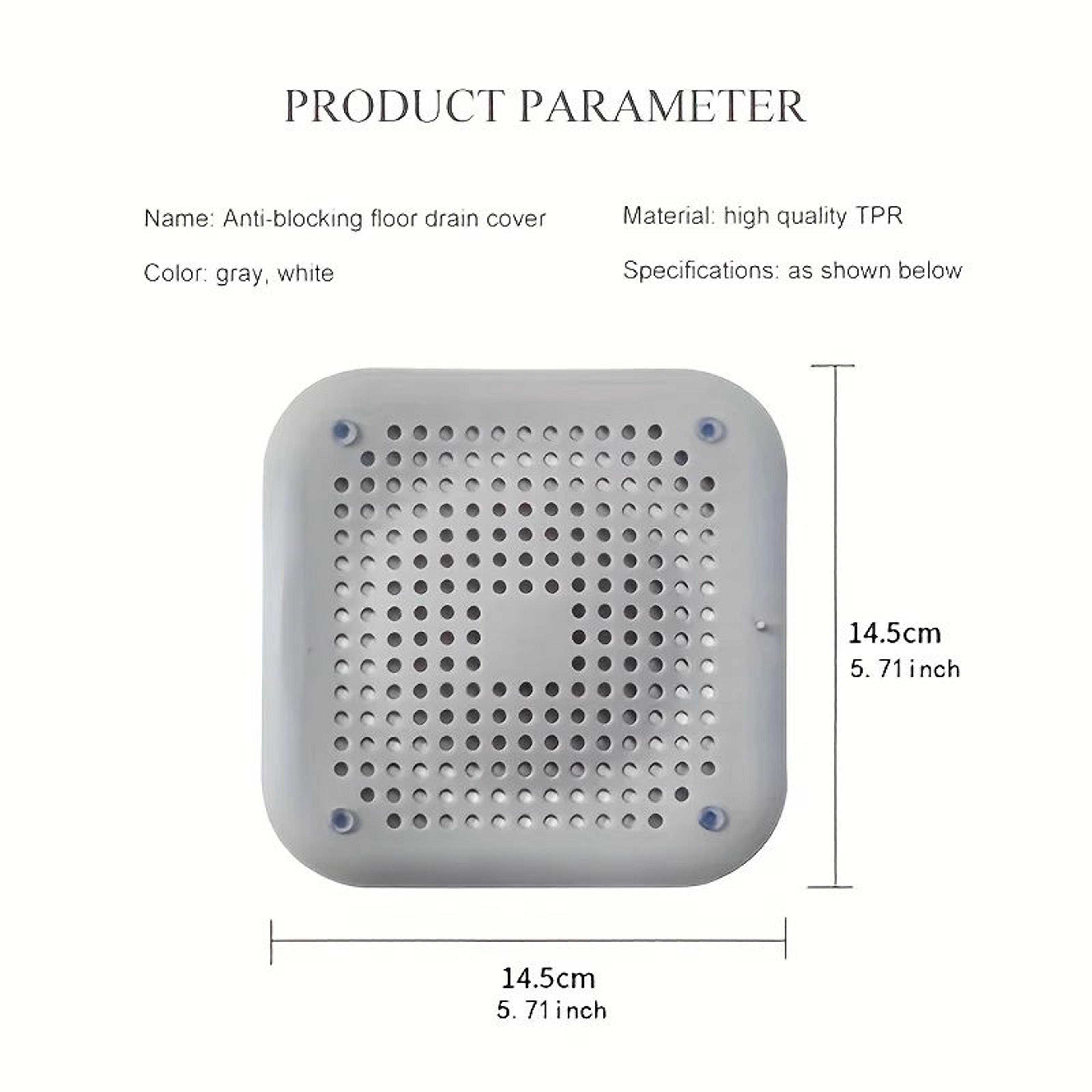 AntiClog Silicone Drain Strainer  Hair Catcher  Shower Sink Bathtub Deodorizing Stopper 1