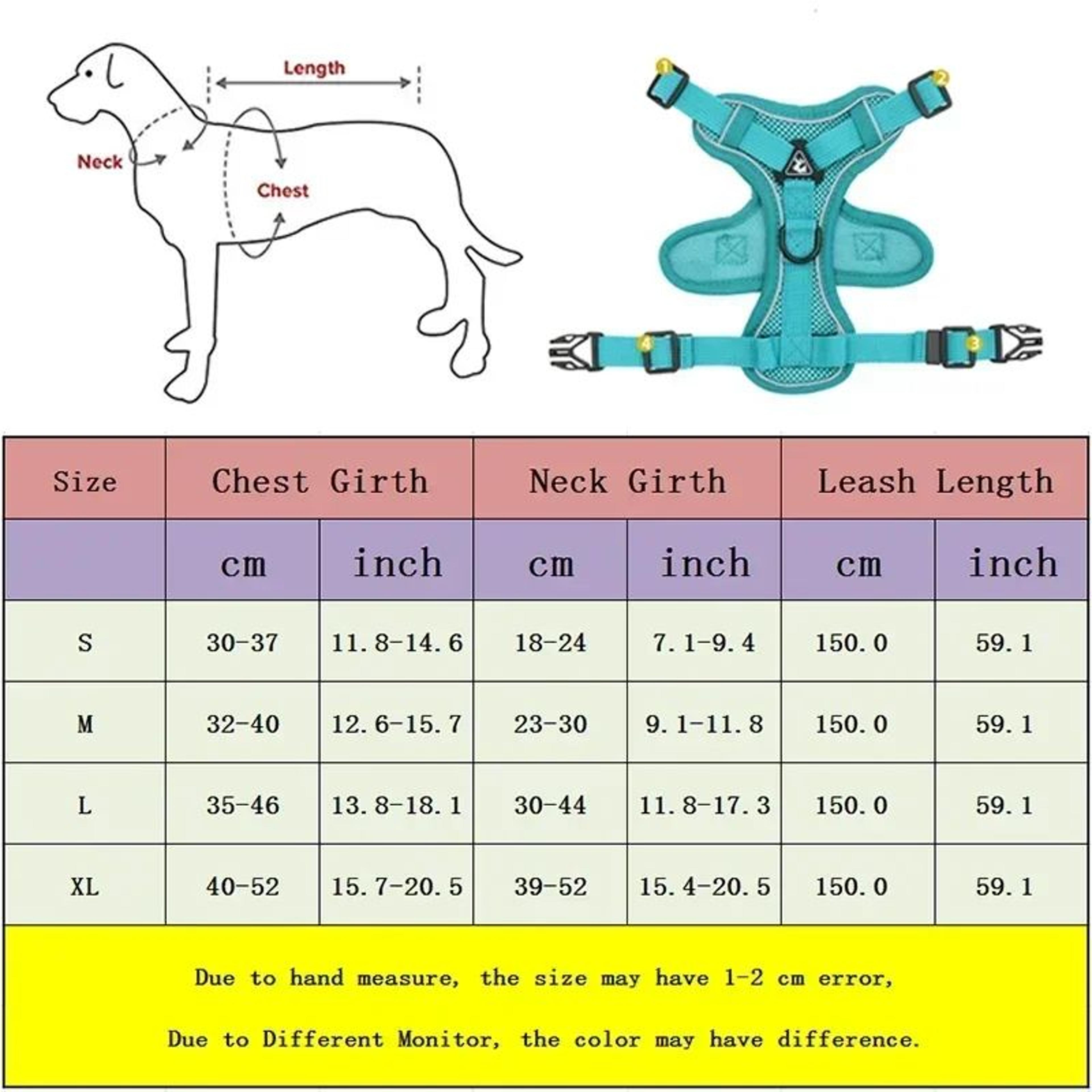NoPull Reflective Mesh Harness  Leash Set For Small Dogs And Cats Adjustable Comfort Vest 1