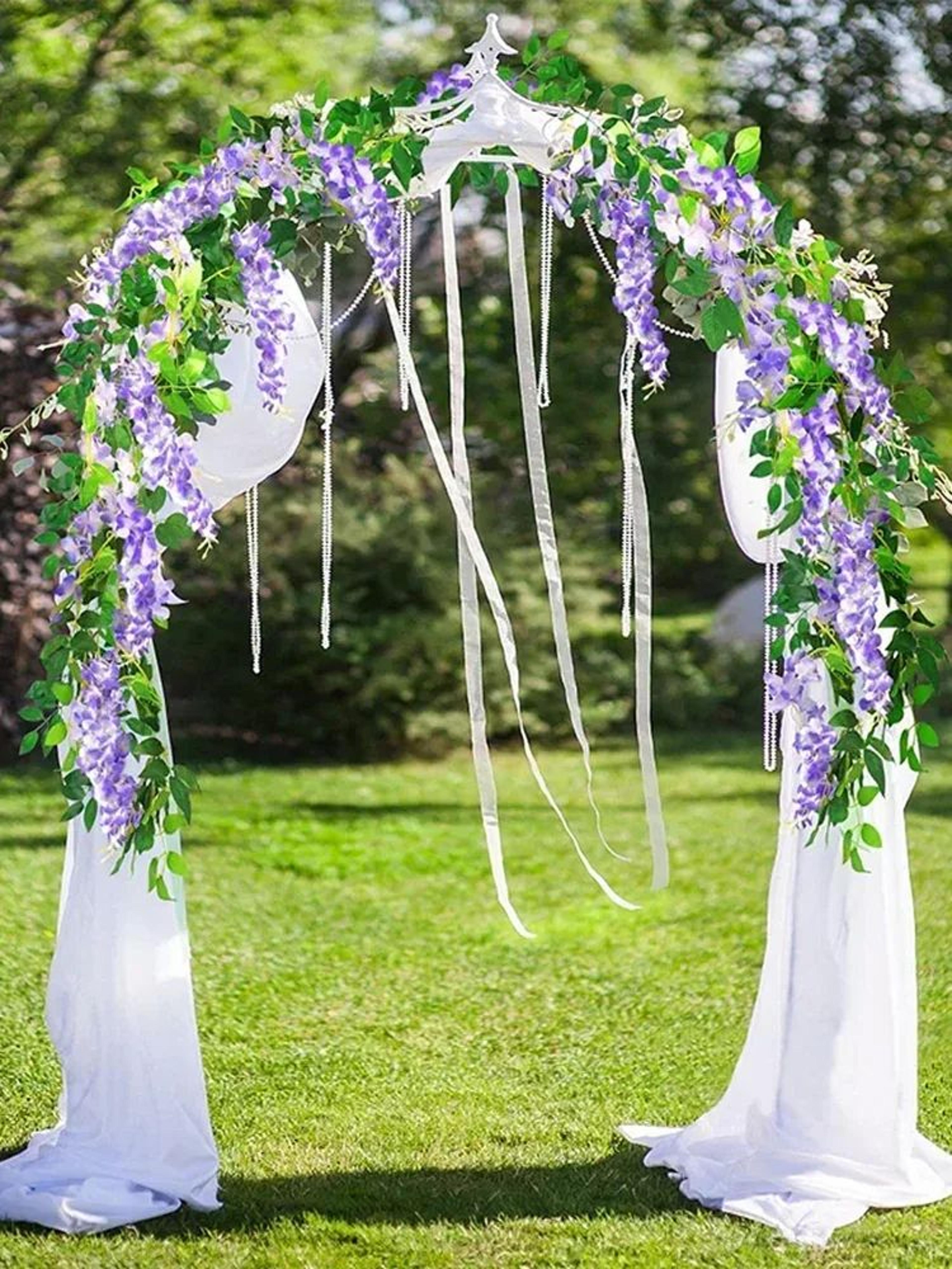 708Inch Artificial Wisteria Garland Vine For Wedding Arches Gardens And Hanging Decor 5