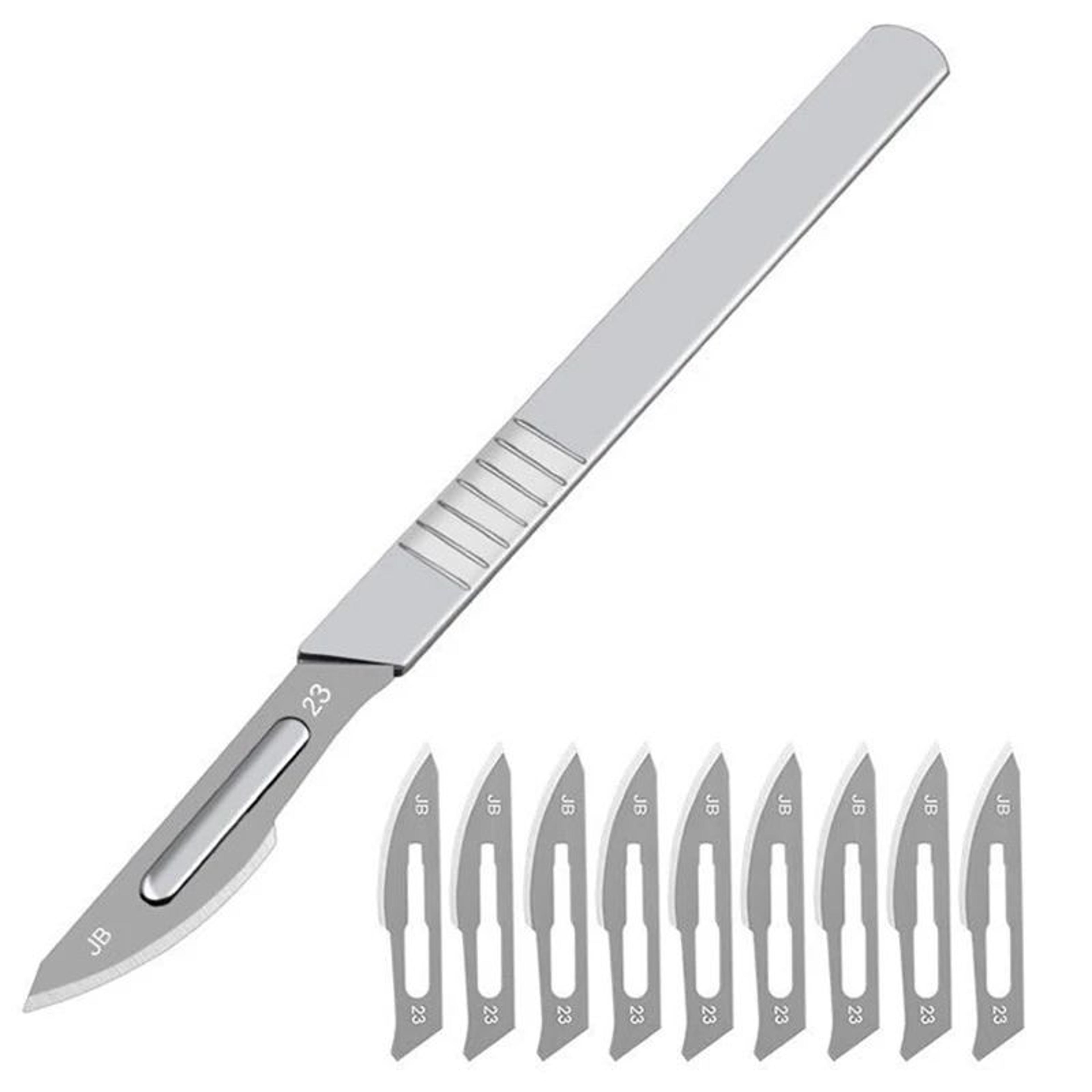 Carbon Steel Scalpel Blade Set With Handl Precision Craft Knife For PCB And Screen Repair 0