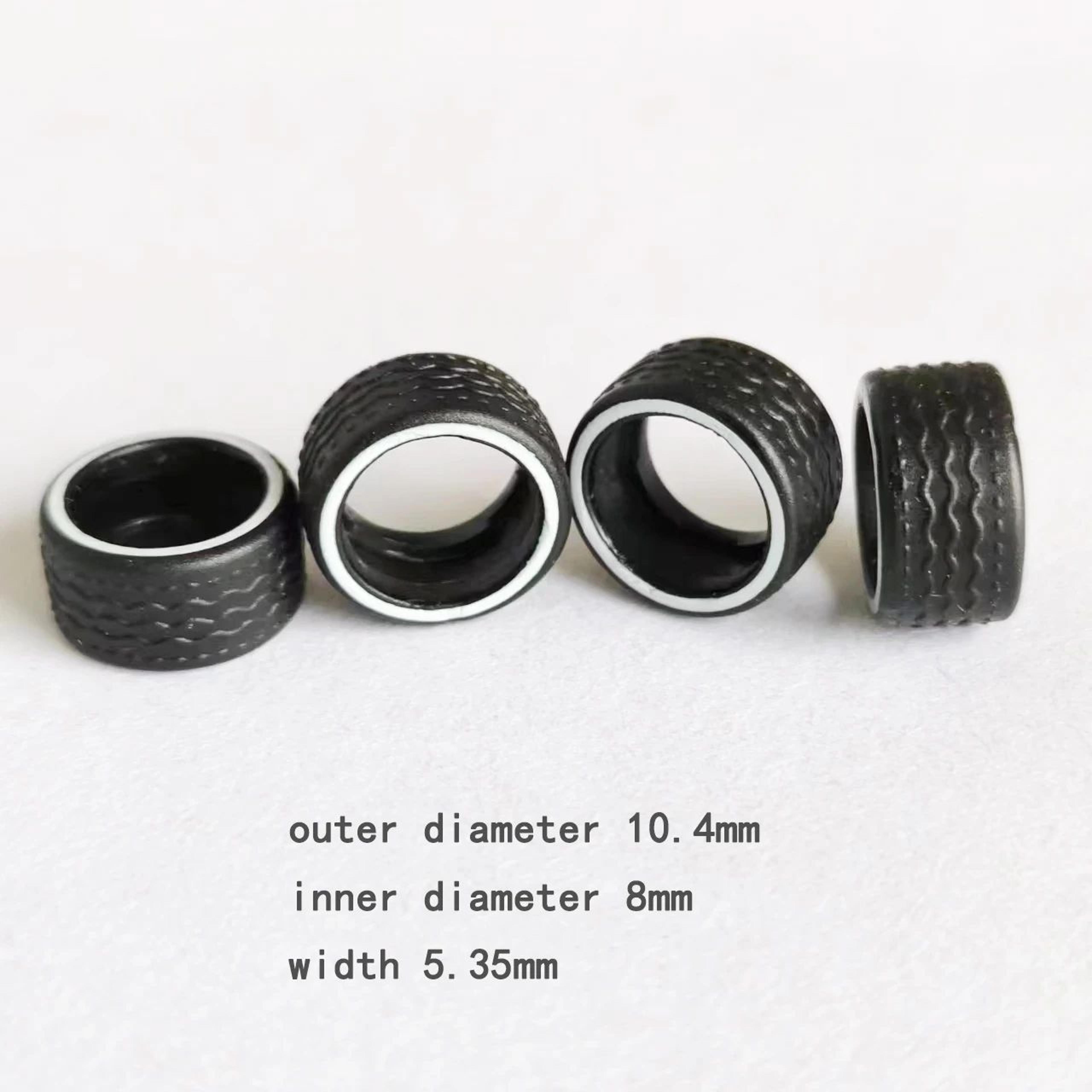 164 Model Car Wheels And Removable Rubber Tires Set For Hot Wheels And Matchbox Customs 112mm 10 Se 1
