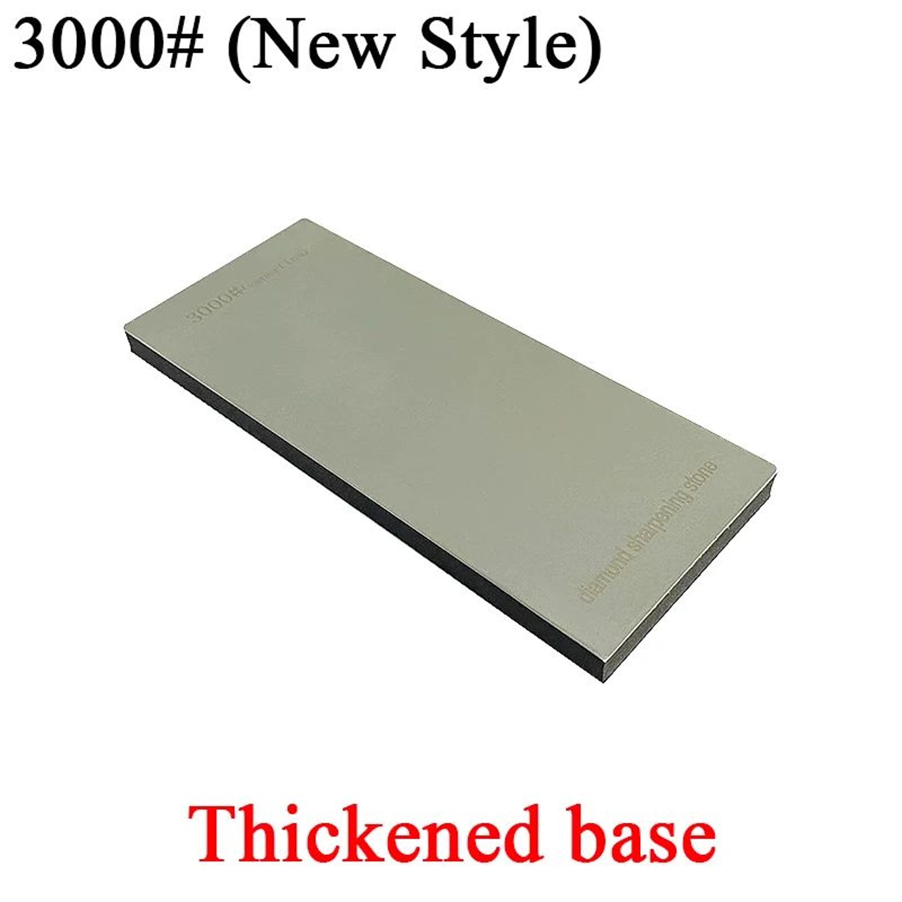 15 Diamond Knife Sharpening Stone Kit With NonSlip Base And Leather Strop 7