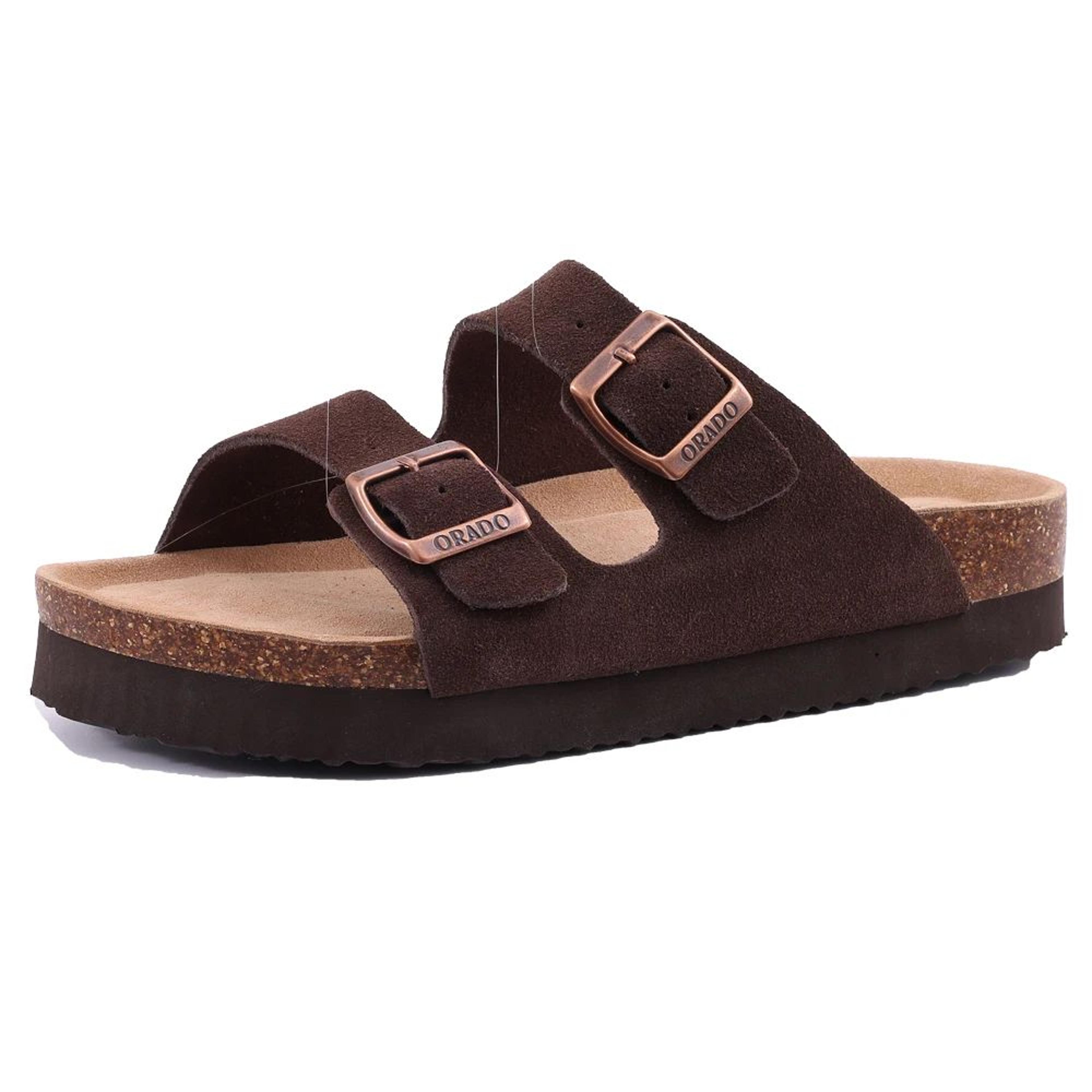 Litfun Womens Suede Clog Mules With Cork Footbed  Arch Support 18