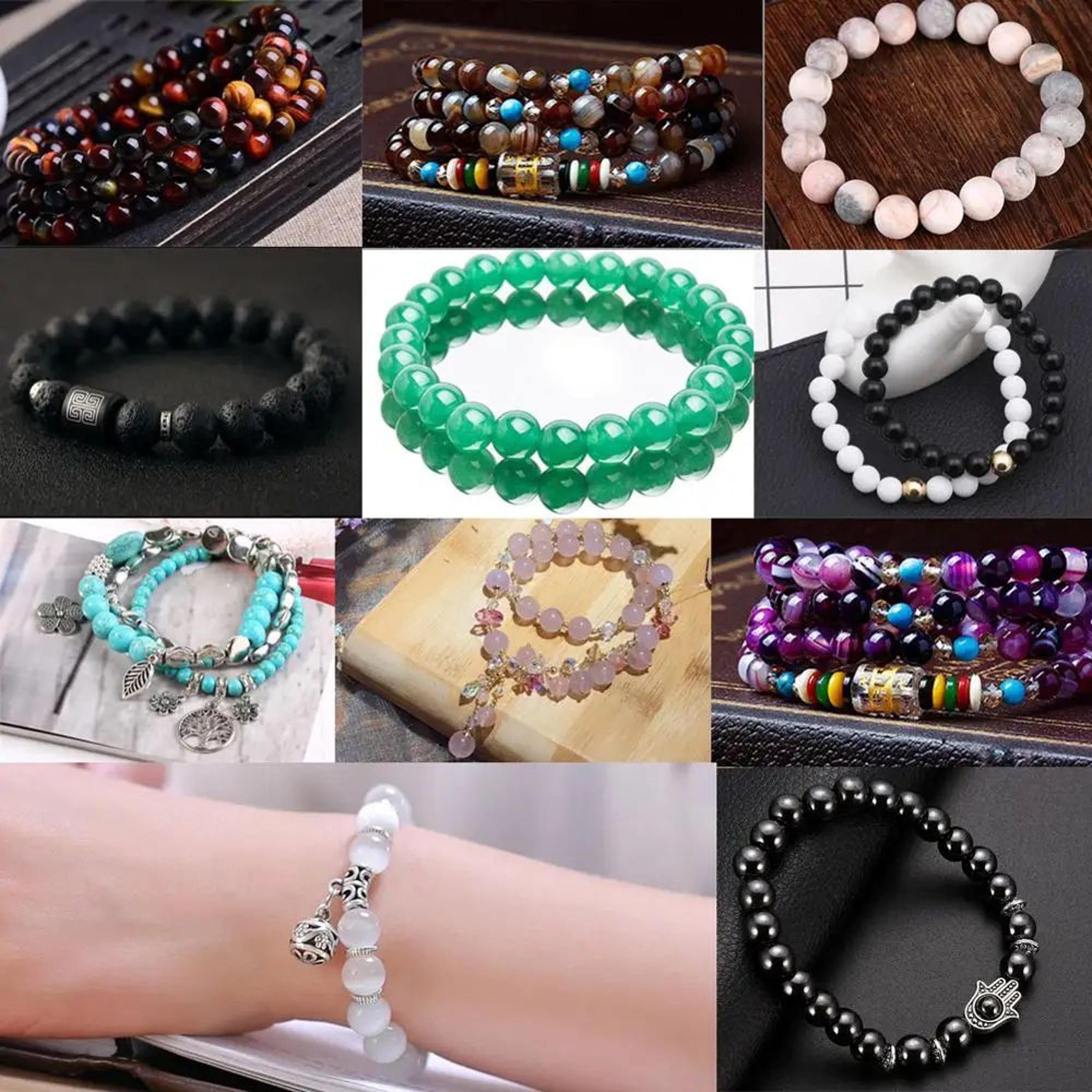 Natural Stone Beads Strand For Jewelry Making  Round Gemstone Beads Tiger Eye Amazonite  More In Mu 3
