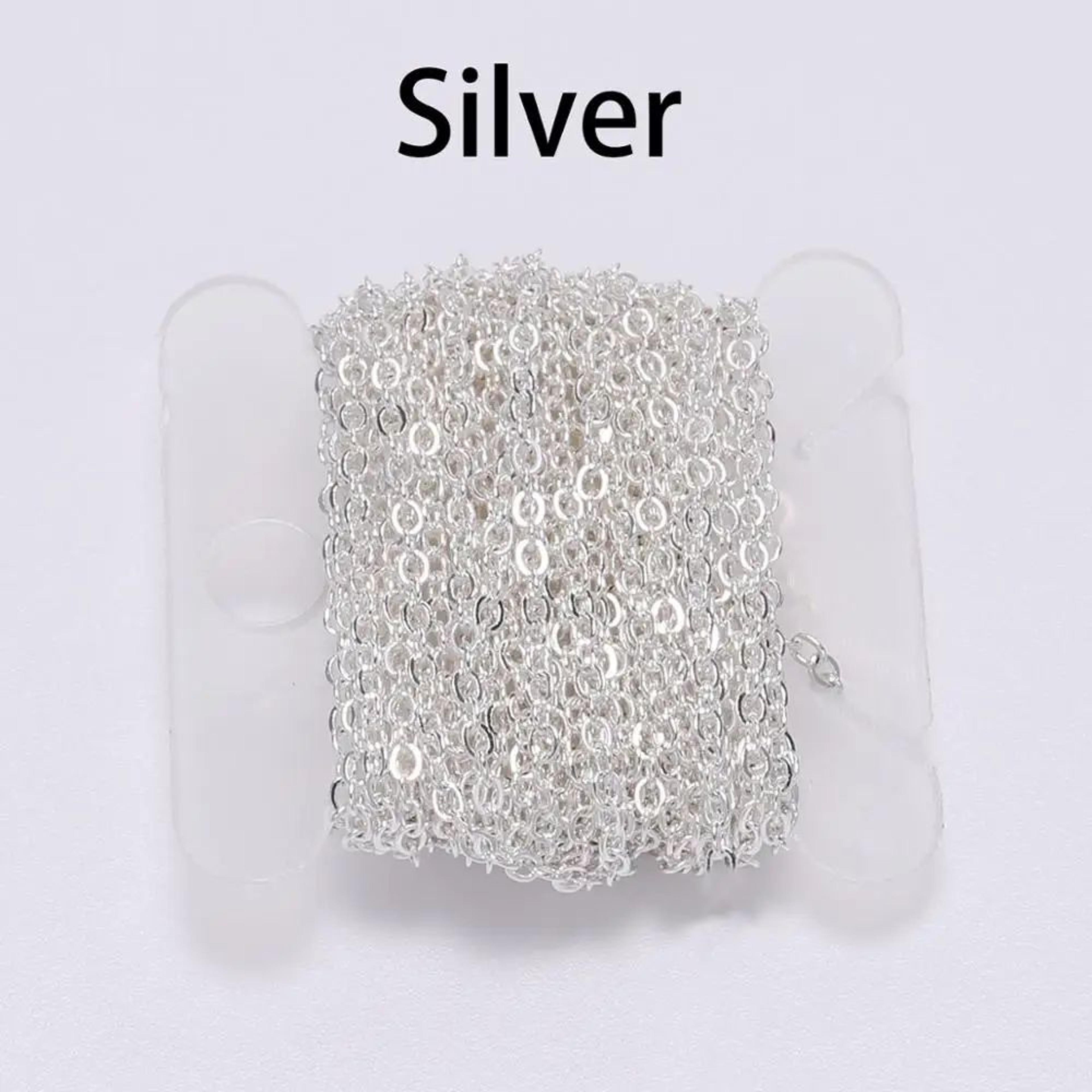 Gold Plated Necklace Chain 5m Roll For Jewelry Making DIY Crafts 9