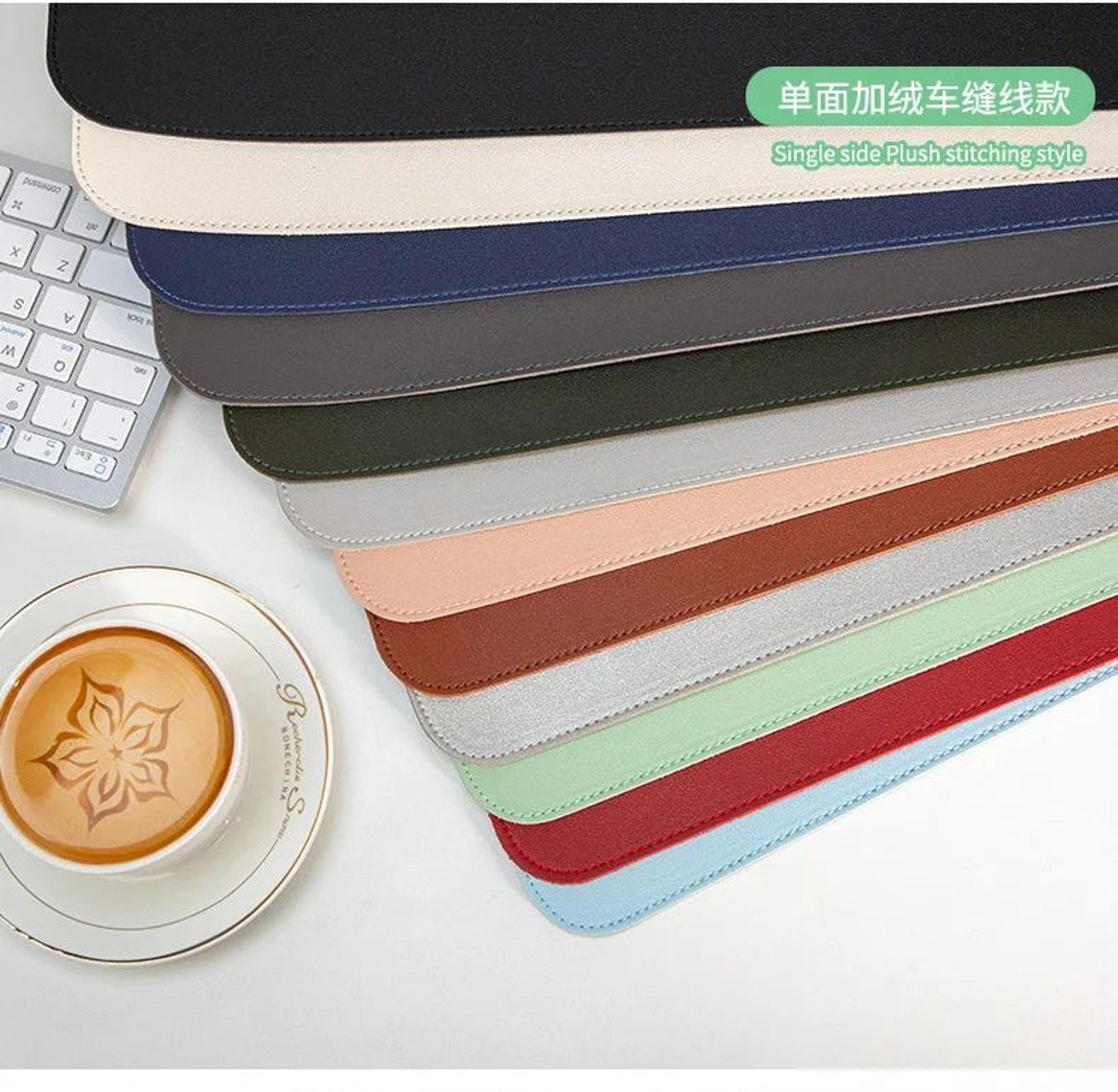 Waterproof PU Suede Large Desk Mat Mouse Pad For Gaming And Office 1