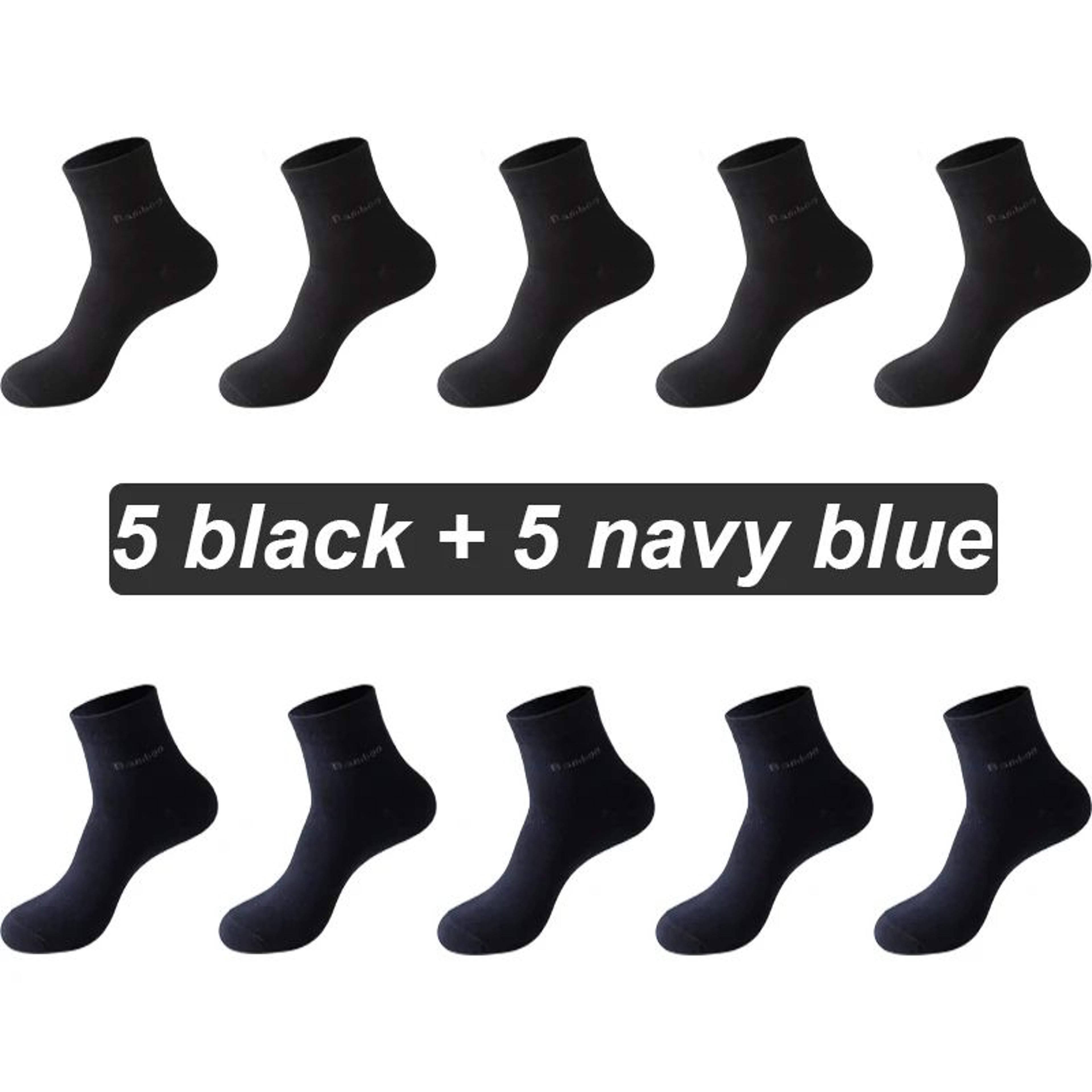 Mens Bamboo Fiber Socks 10 Pairs  Breathable Antibacterial Comfort EU 3846 8