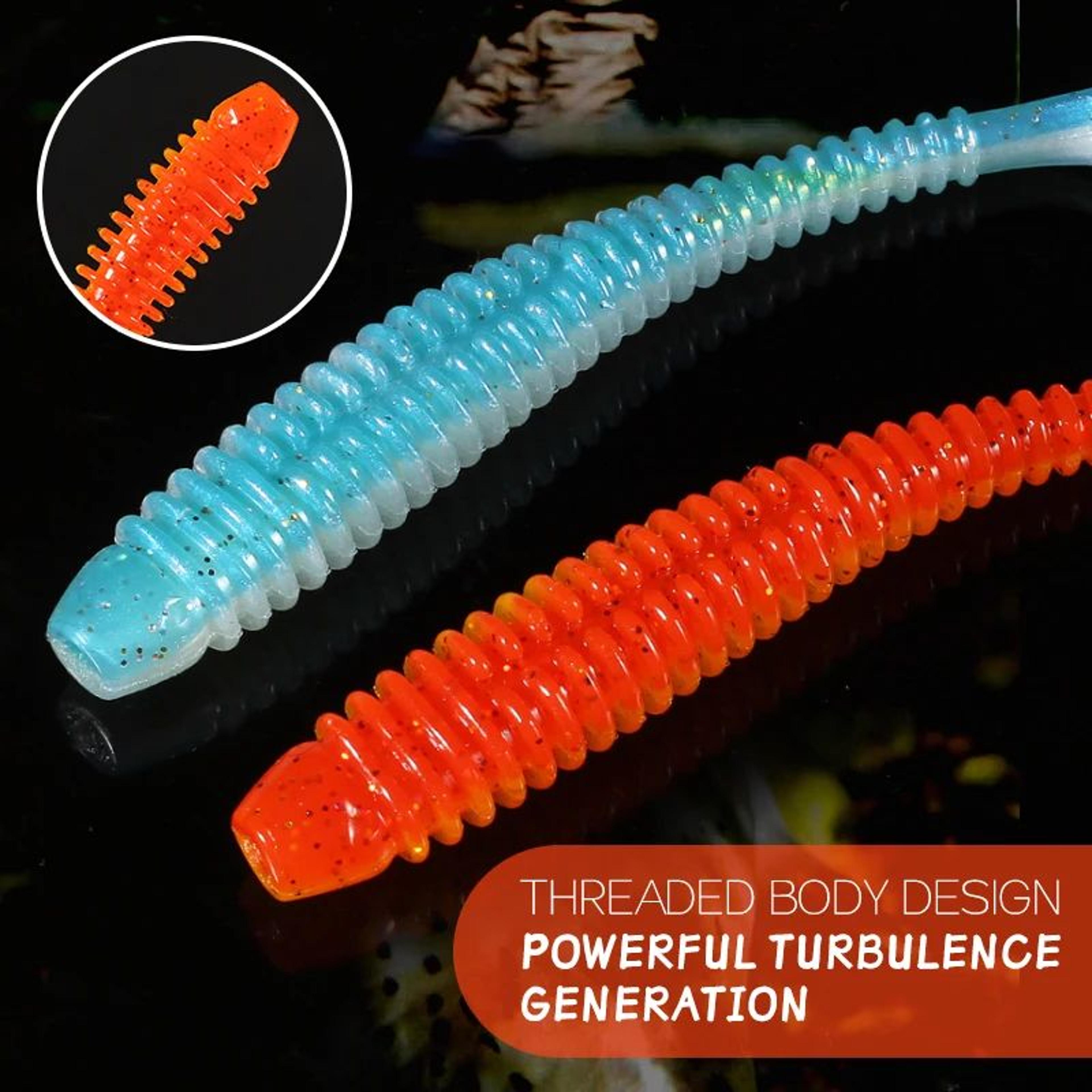Impact Ring Shad Soft Plastic Swimbait Paddle Tail Lure Set 63mm 80mm 97mm 2