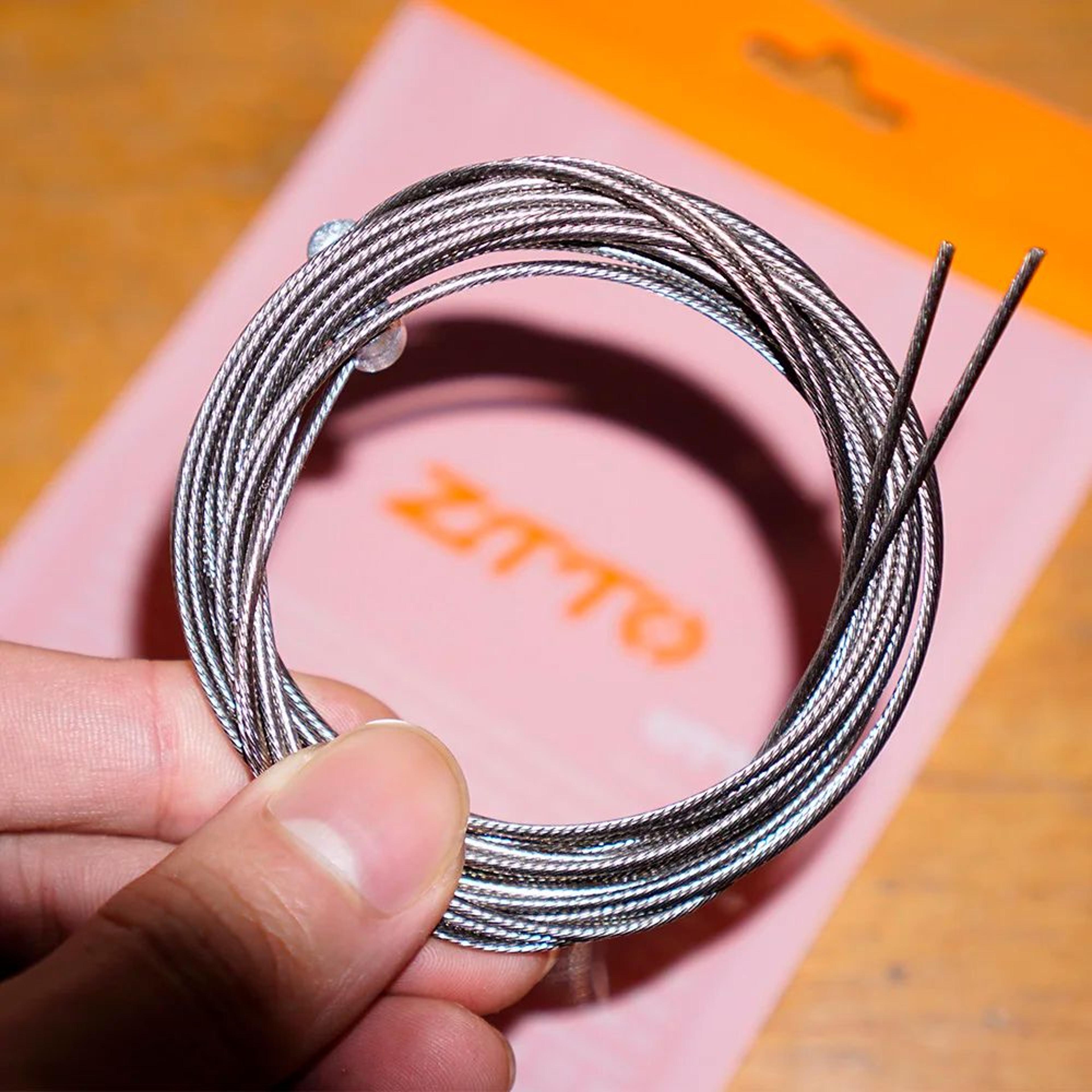 ZTTO Stainless Steel Bike Shift Cable Set 2100mm  Smooth MTBRoad Shifting  Braking Inner Cable 3