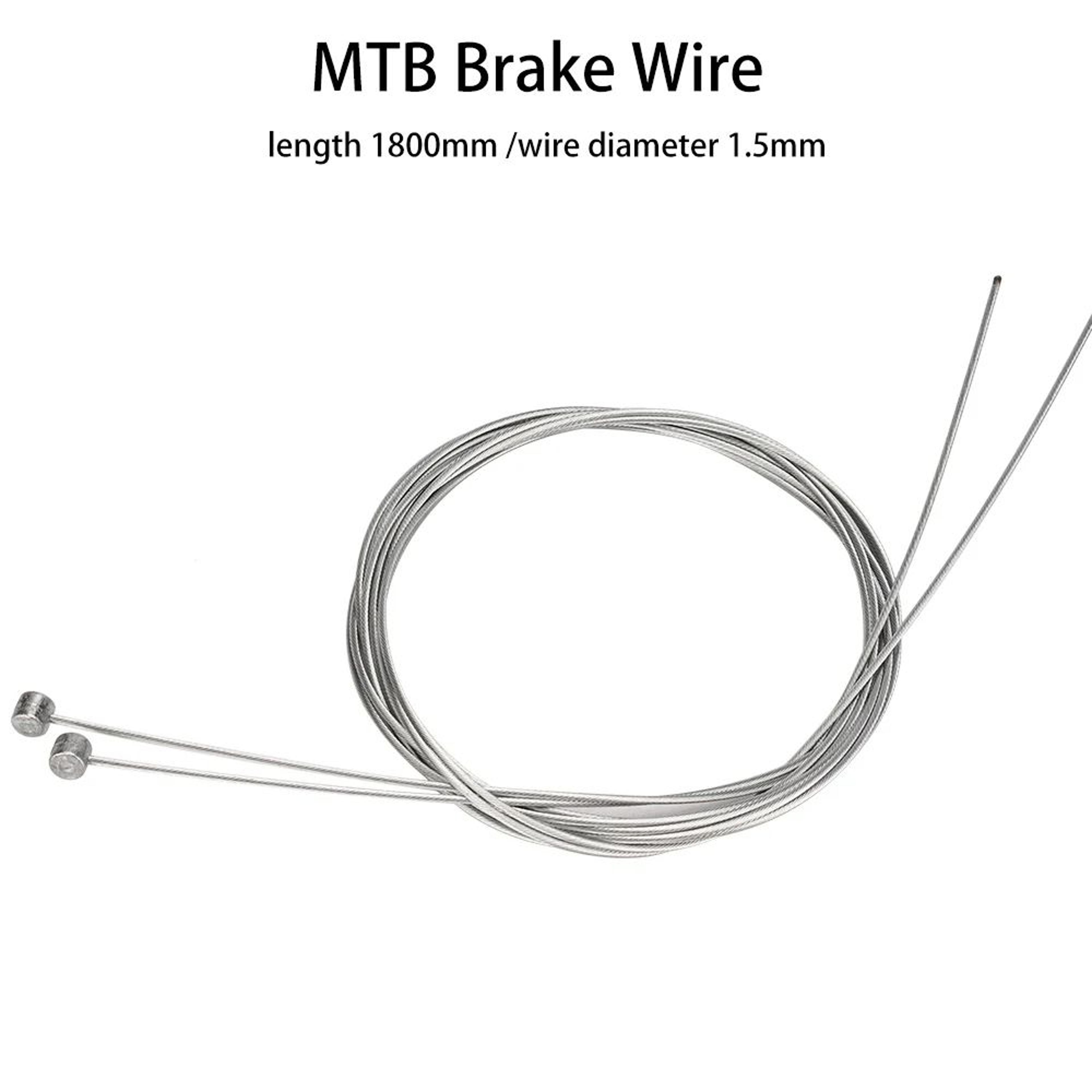 ZTTO Stainless Steel Bike Shift Cable Set 2100mm  Smooth MTBRoad Shifting  Braking Inner Cable 8