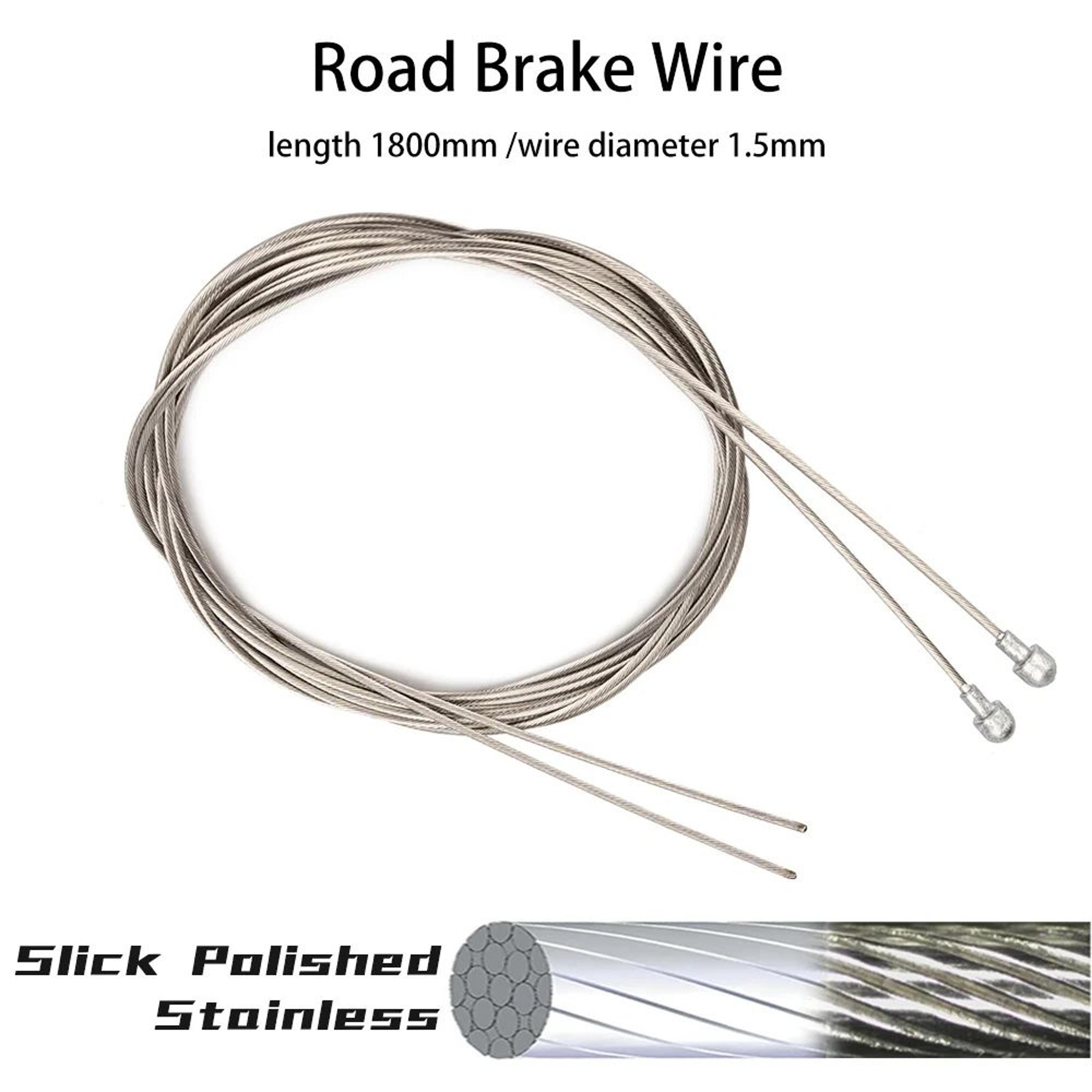 ZTTO Stainless Steel Bike Shift Cable Set 2100mm  Smooth MTBRoad Shifting  Braking Inner Cable 13