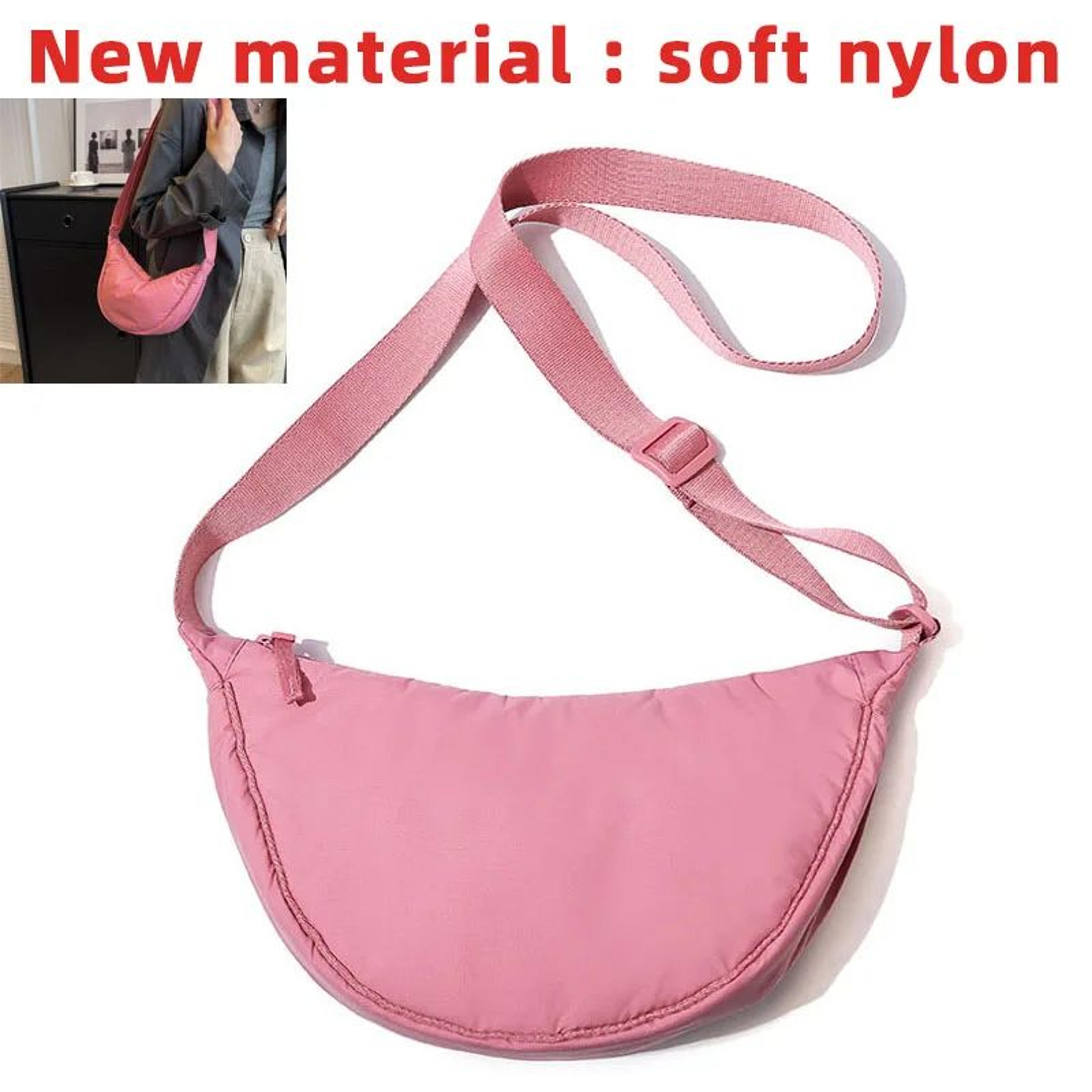 Lightweight Nylon Crossbody Bag For Women Padded Shoulder Travel Purse 7