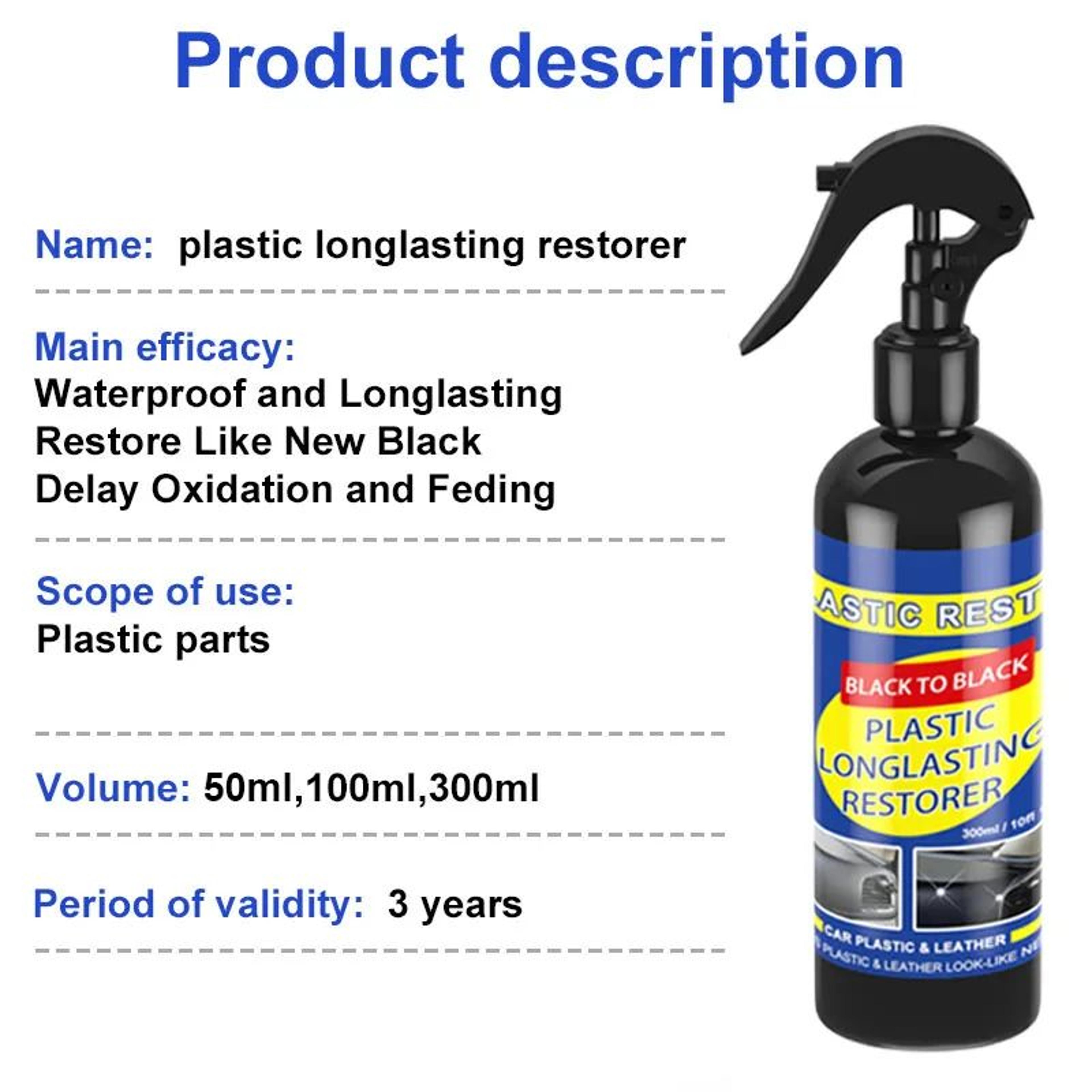BacktoBlack Plastic Trim Restorer  Leather Renew Coating 30300ml 5