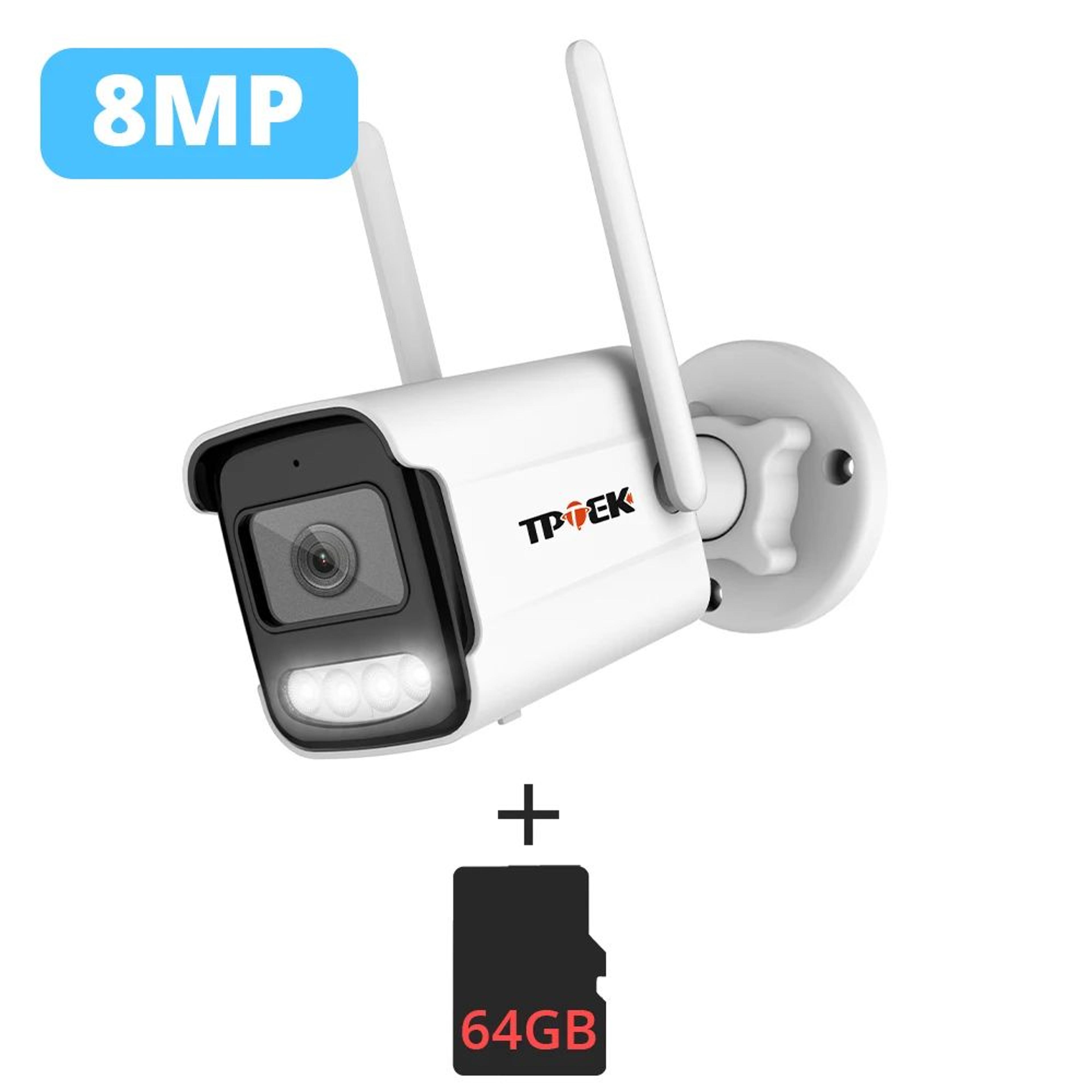 4K 8MP Outdoor WiFi IP Security Camera With AI Human Detection And ICSee App 11