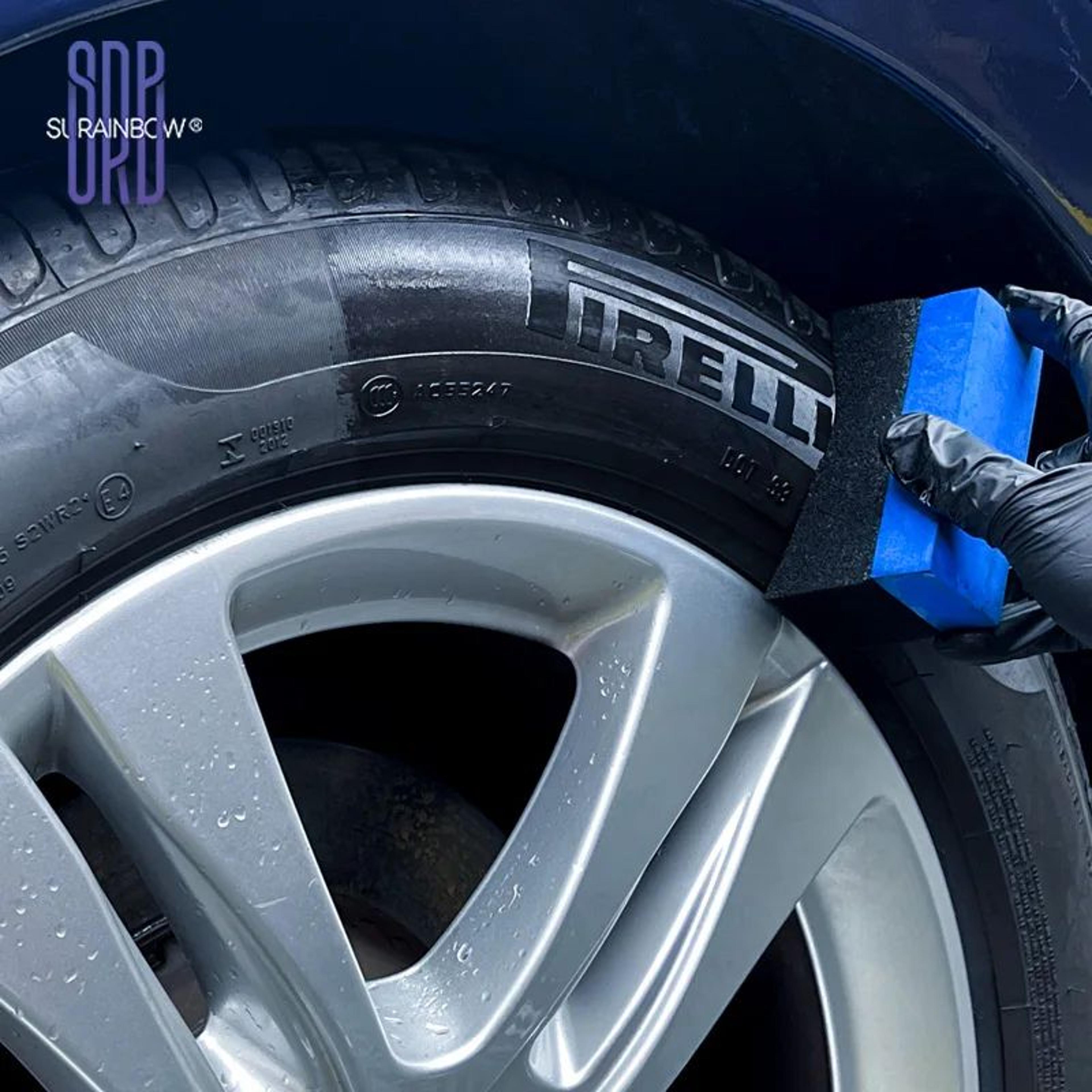 Wet Look Tire Shine Spray With UV Protection  Clear Coat Wet Look Tire Dressing For Tires Vinyl  Pl 4