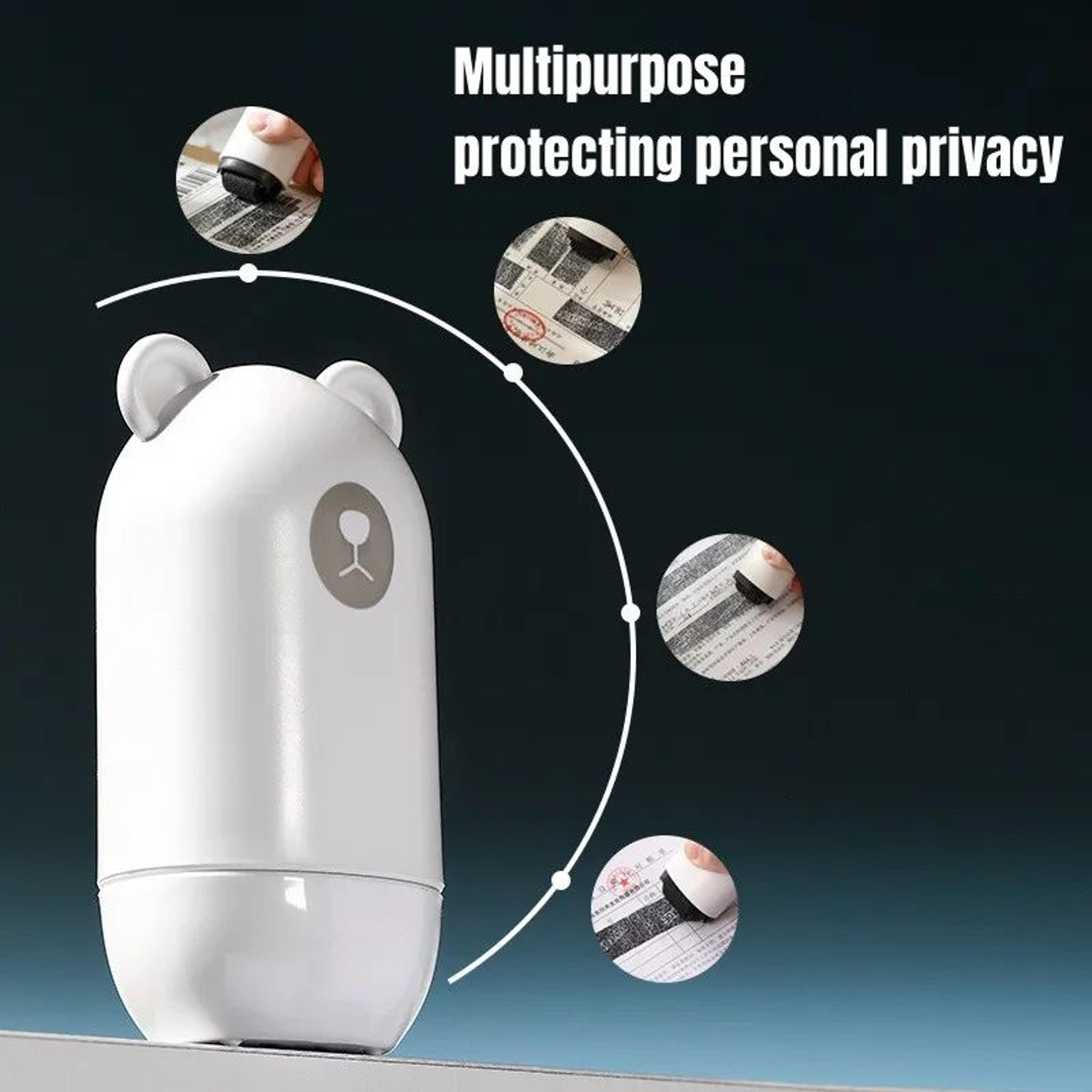 Privacy Roller Stamp For Identity Theft Protection  Confidential Data Address Blocker 3