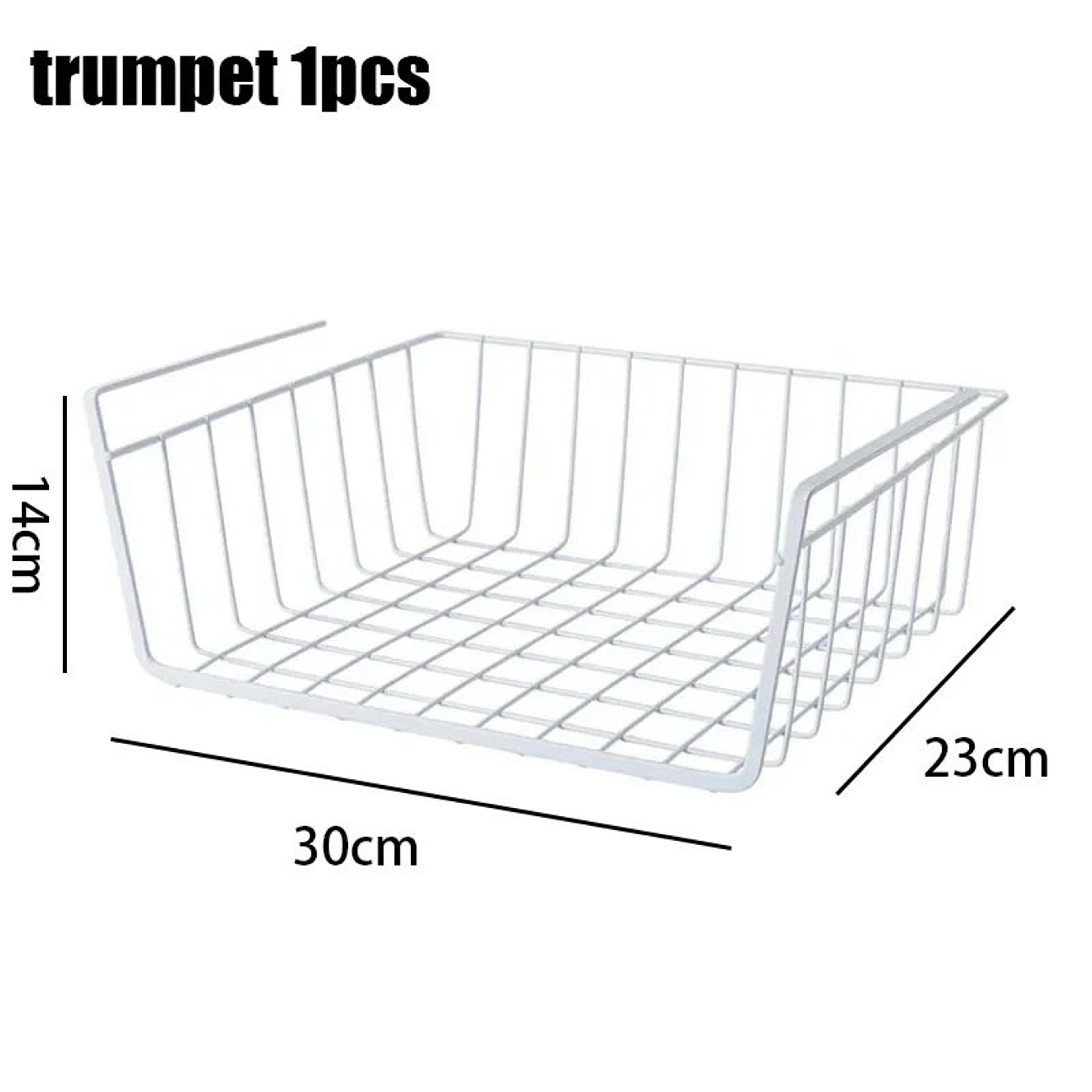MultiFunctional Under Shelf Basket Hanging Storage Basket For Kitchen  Bathroom Perforated Metal 7