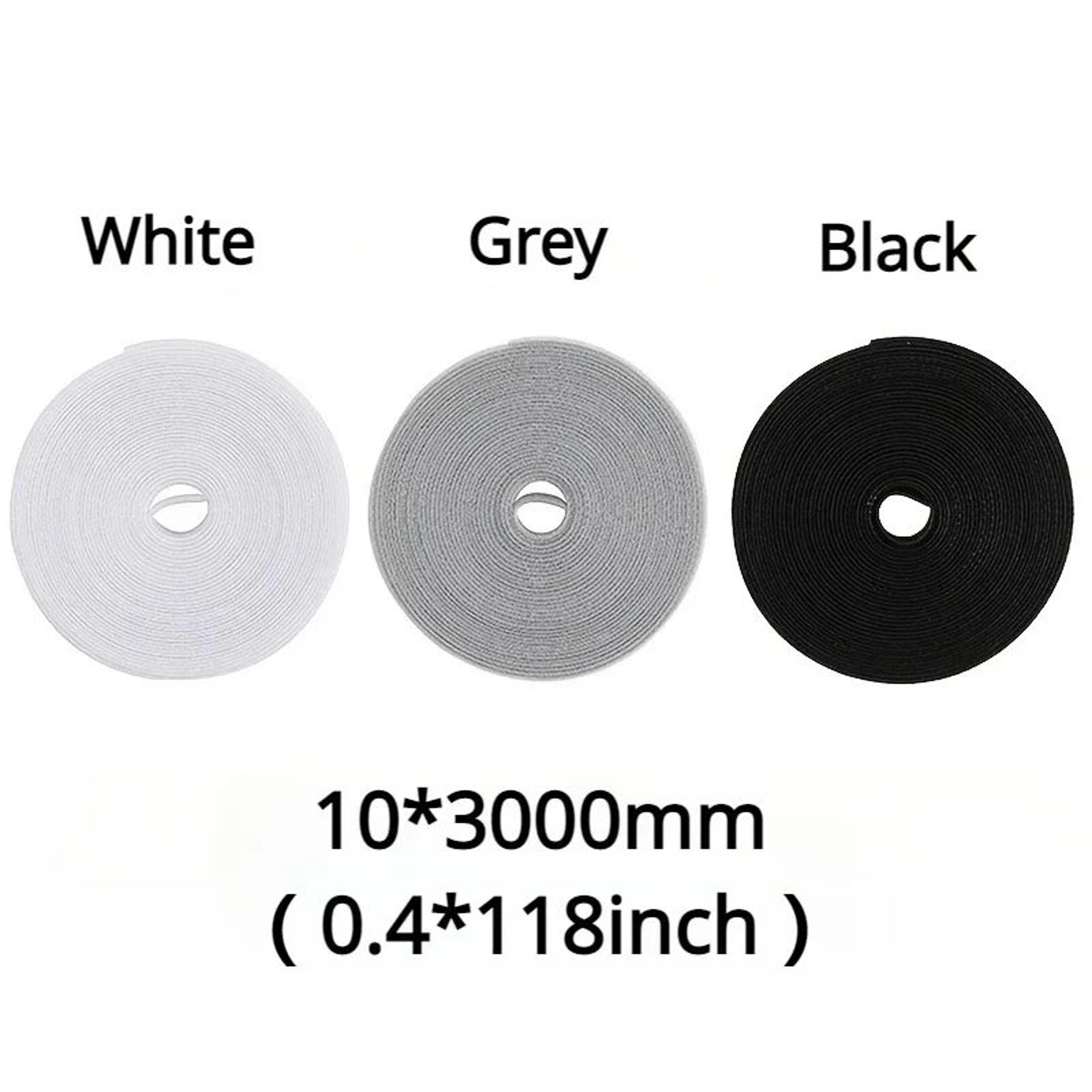 Reusable Cable Management Tape Roll 10x3000mm  CuttoLength Reusable Cable Ties Cord Organizer For D 1