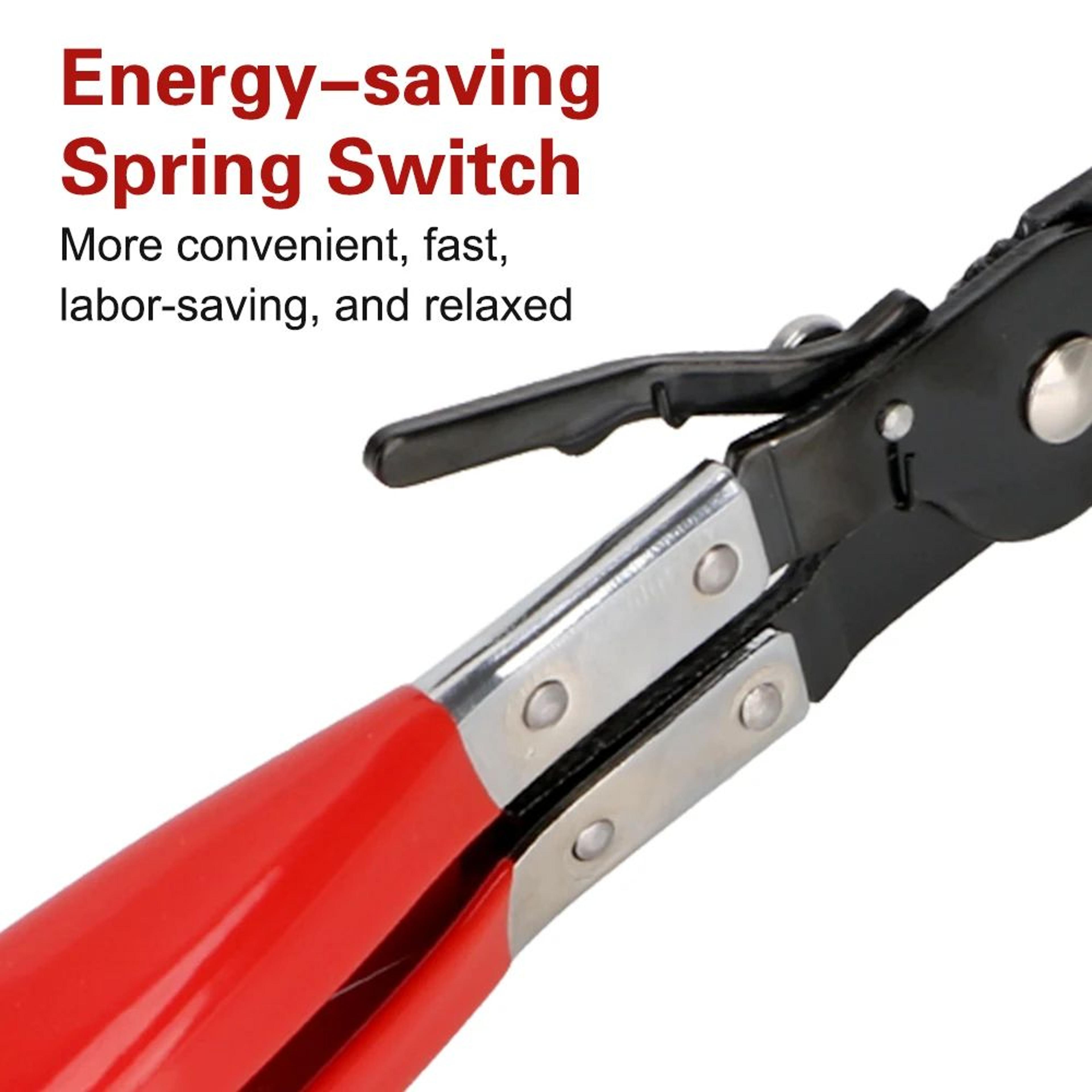 SwivelJaw Hose Clamp Pliers For Fast Removal  Installation Of FlatBand And Spring Clamps 4