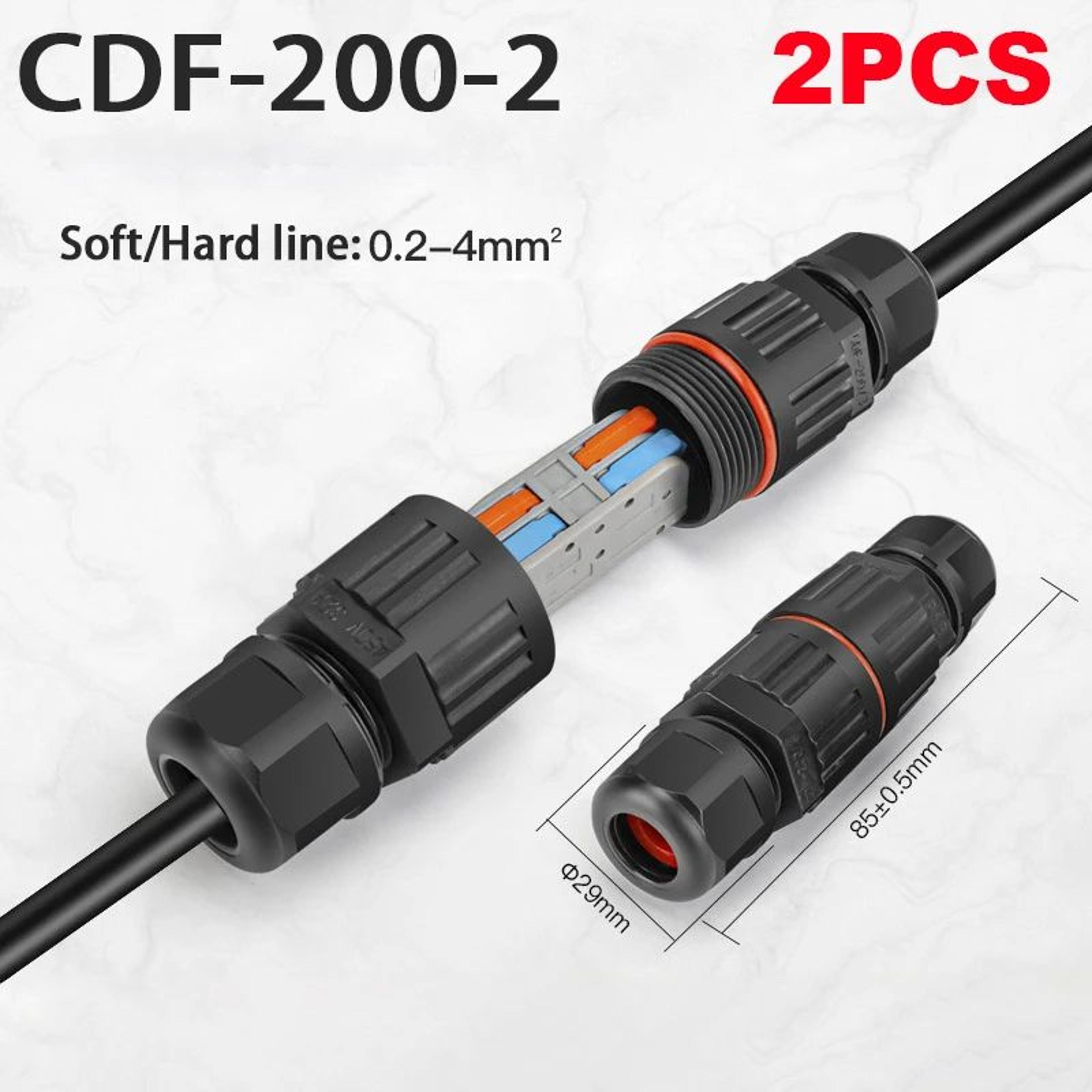 IP68 Waterproof Wire Connector 23 Pin Solderless QuickConnect For Outdoor LED Wiring 6