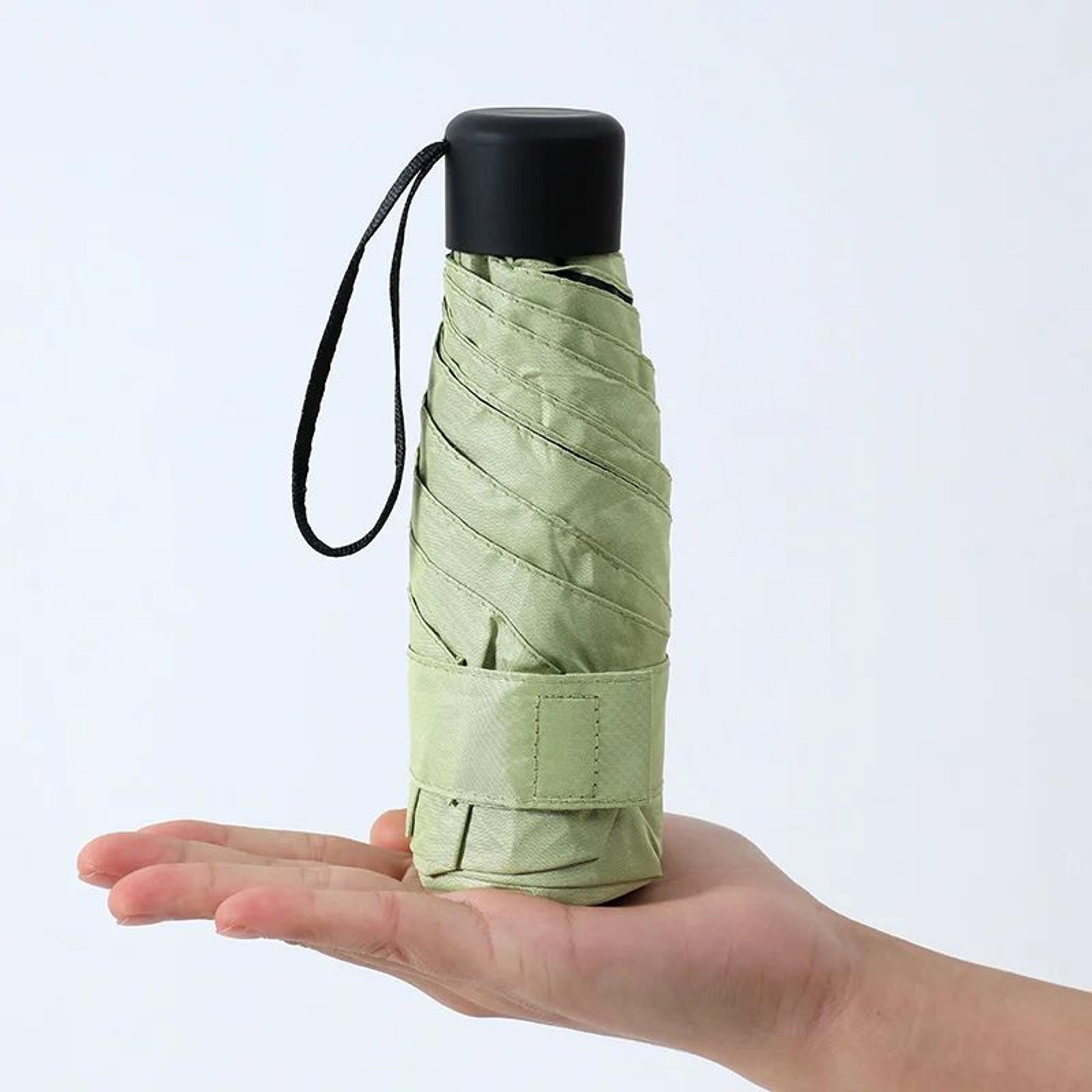 Mini Folding Umbrella For Purse And Pocket Windproof Compact Travel Sun And Rain Umbrella 1