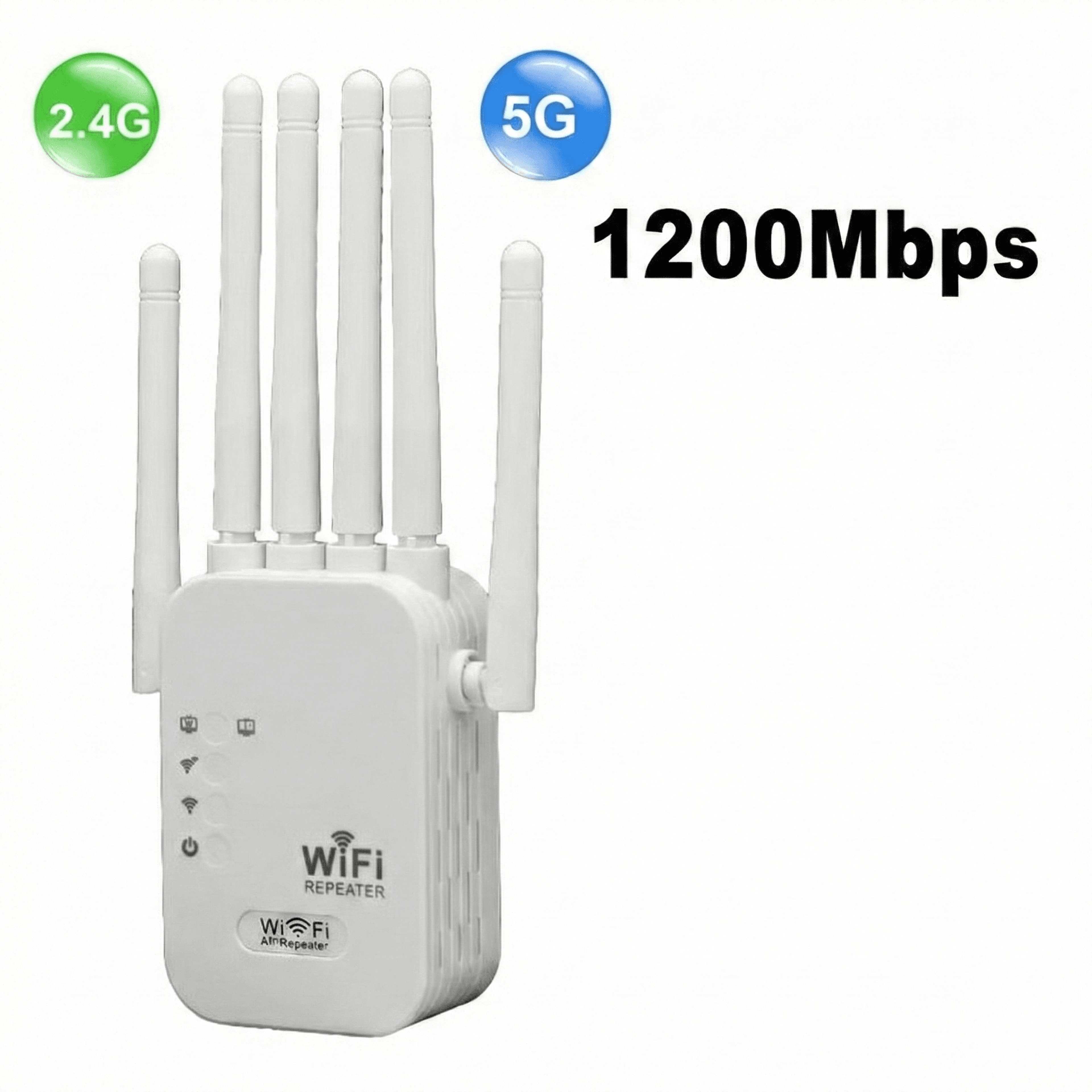 WiFi Signal Booster Wireless WiFi Repeater Dual Band 5G Extender 7