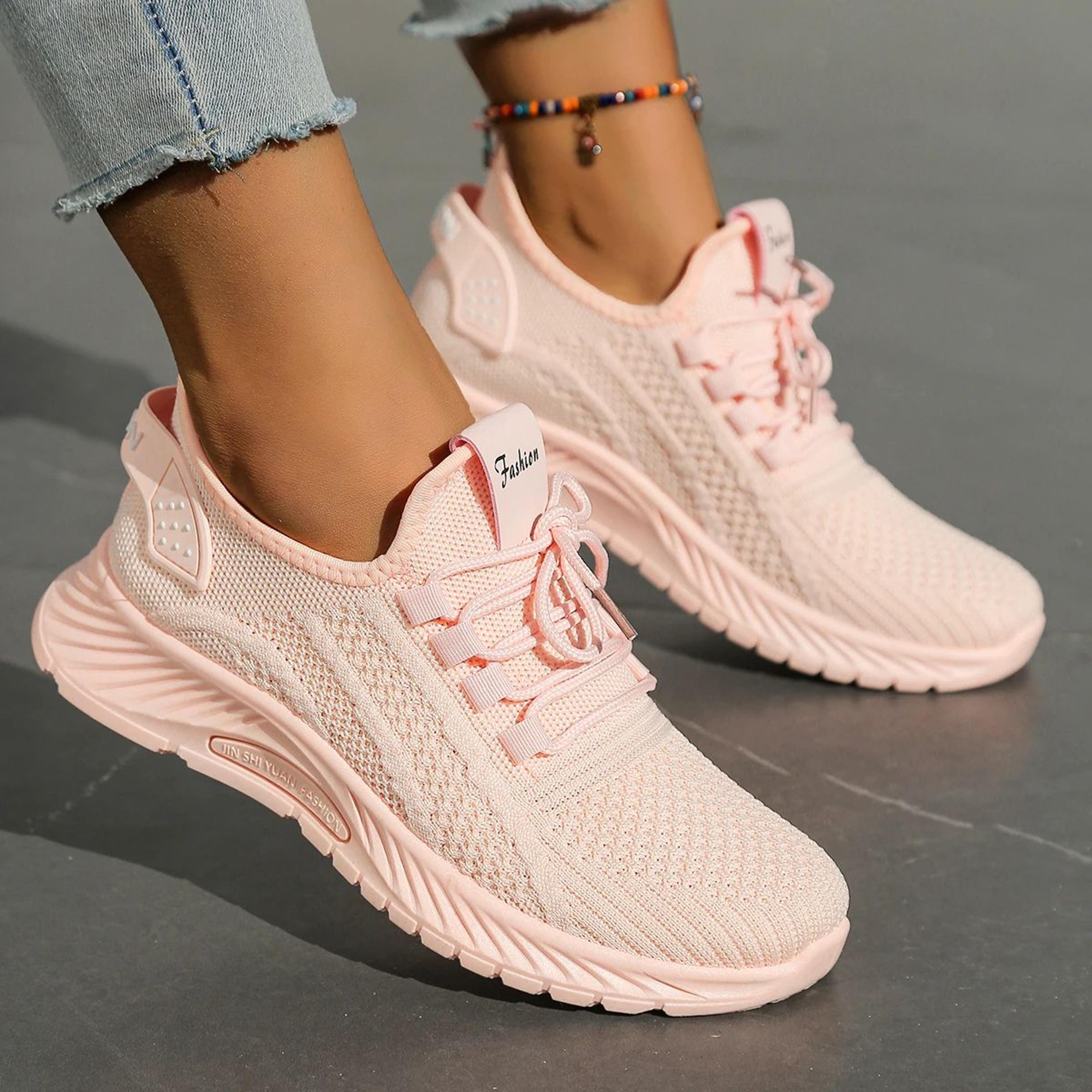 Fall KnitStride Womens Casual Sneakers  Breathable Everyday Walking Shoes 0