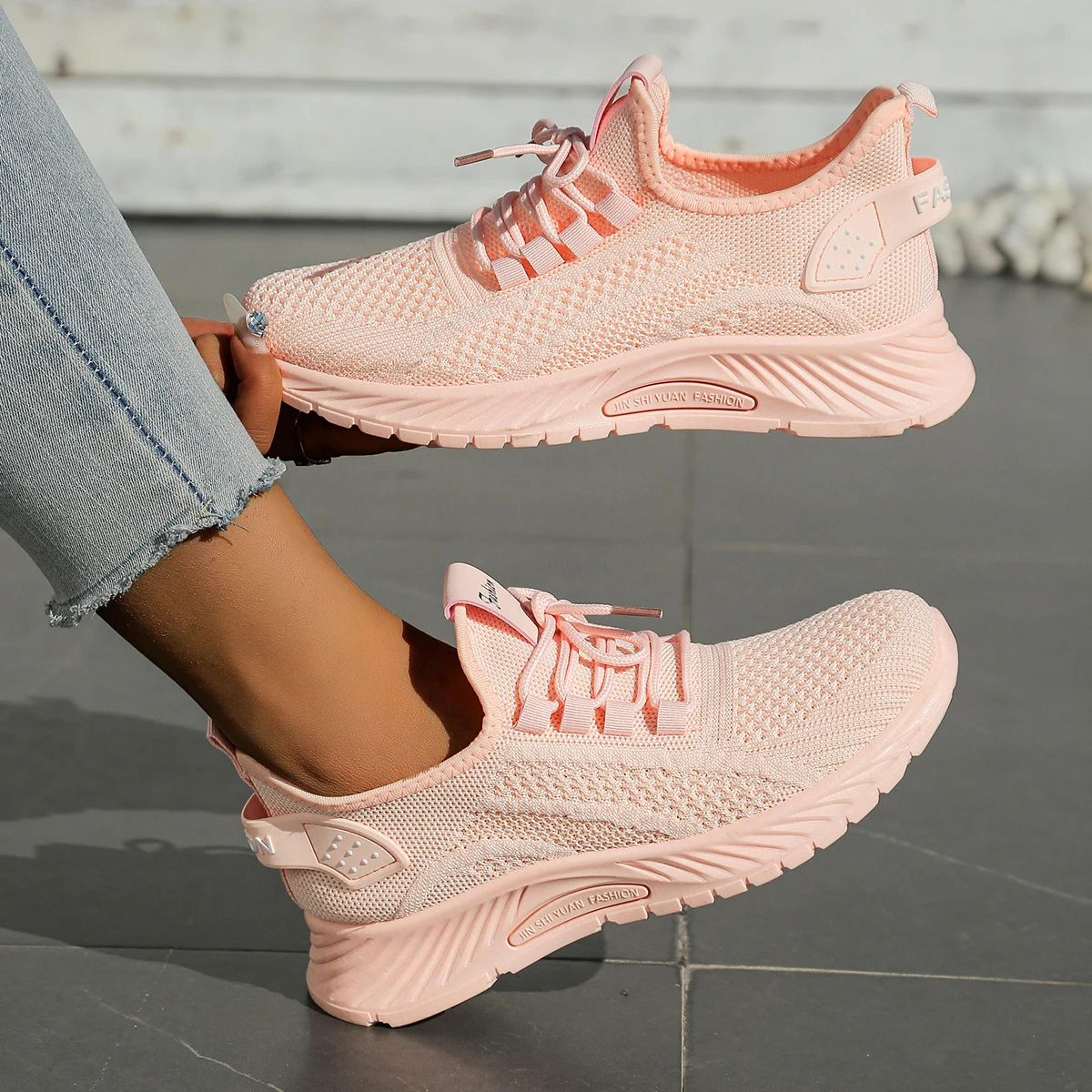 Fall KnitStride Womens Casual Sneakers  Breathable Everyday Walking Shoes 8