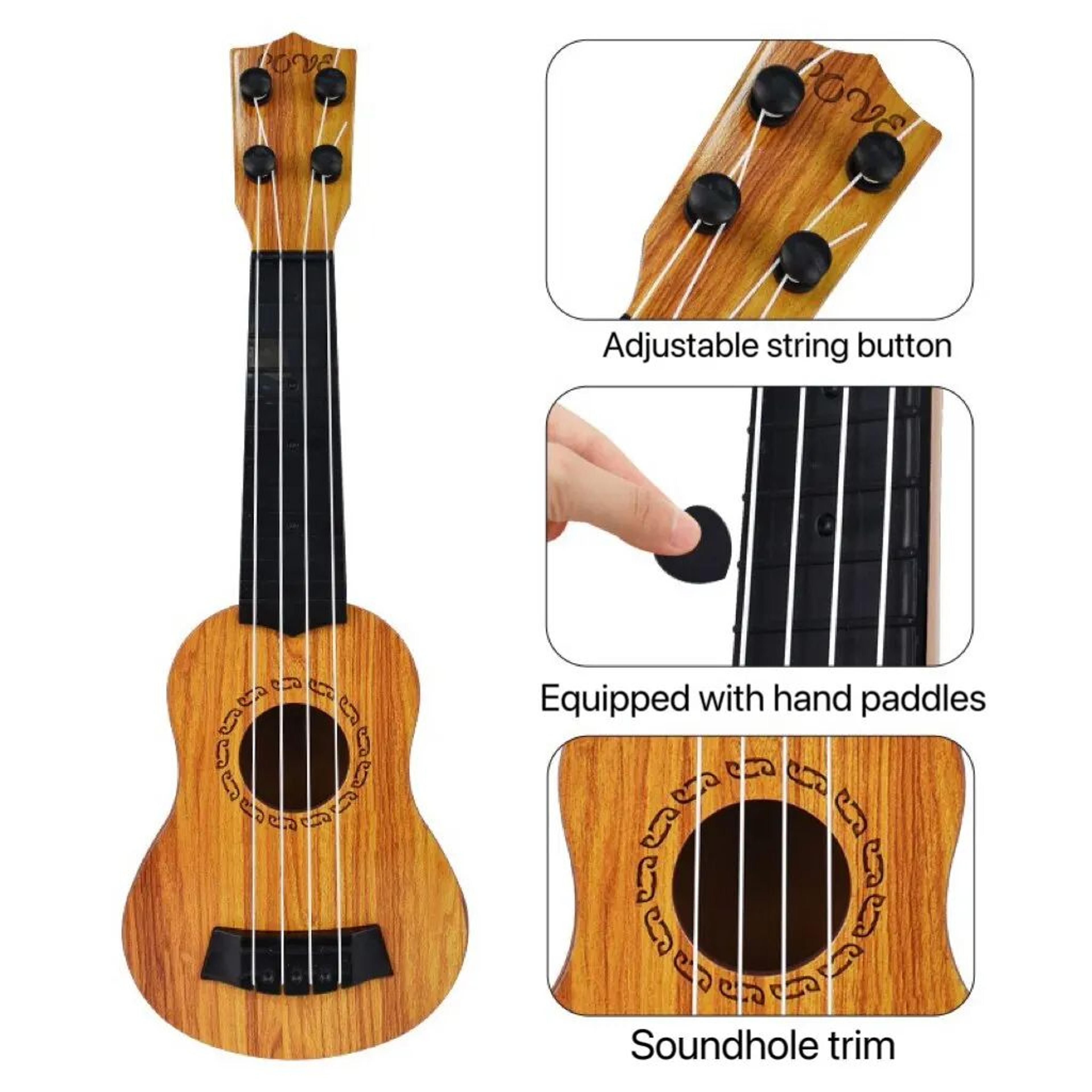138in Kids Guitar Toy Ukulele With Strumming Paddles Beginner Musical Instrument Toy For Children 2