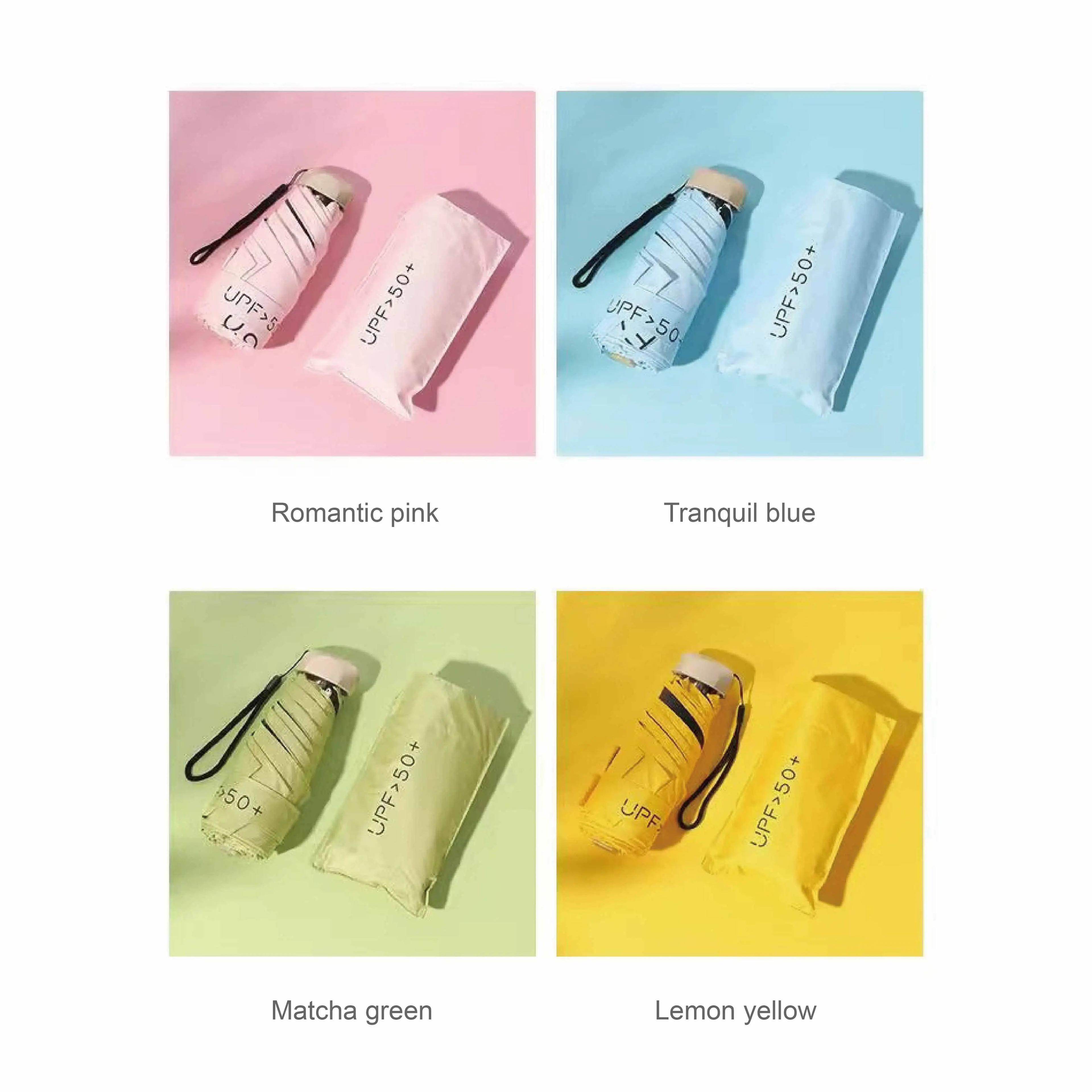 Mini FiveFold UV Protection Umbrella UltraCompact Mini Folding Umbrella For Travel  Daily Commutes 3
