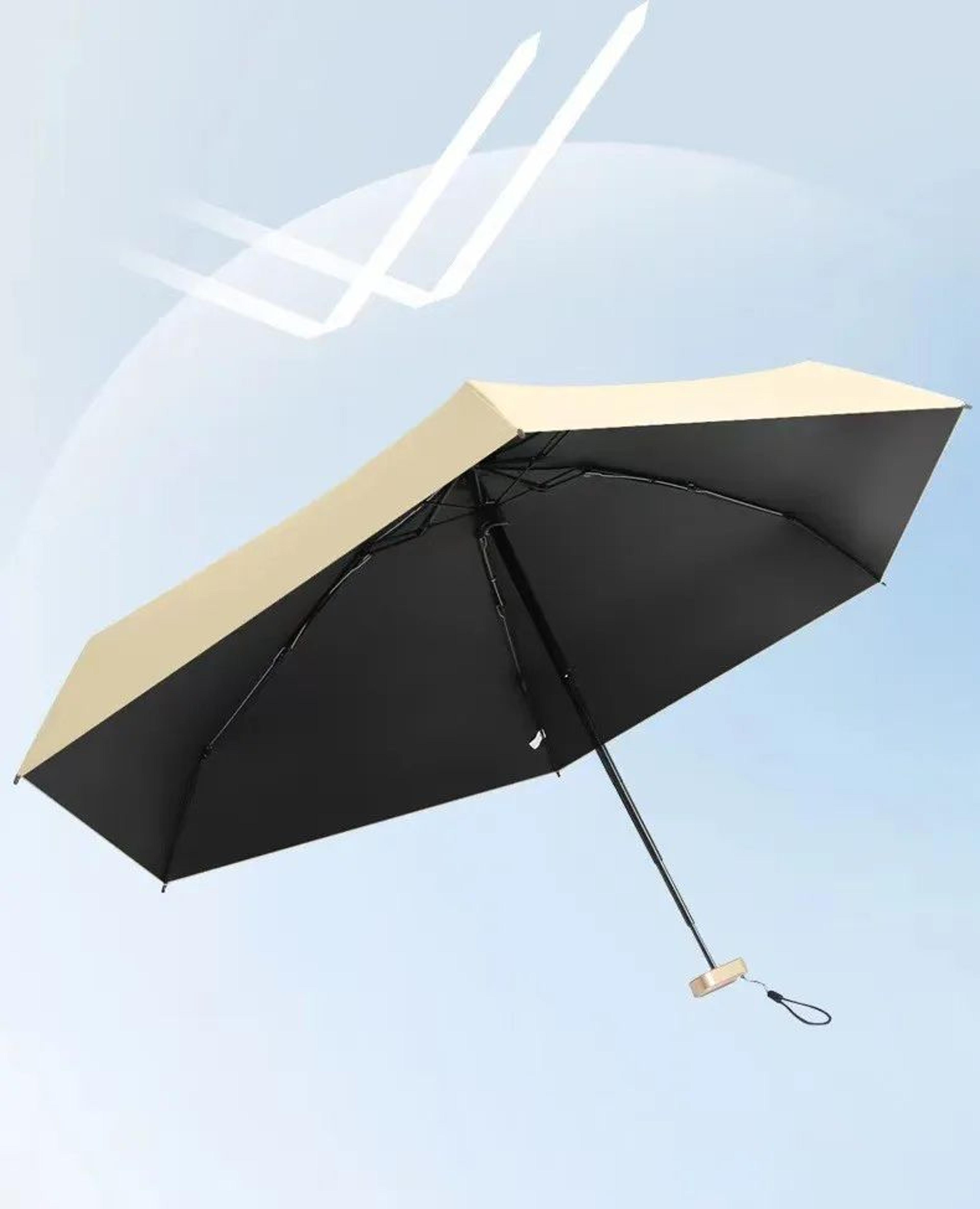 Mini FiveFold UV Protection Umbrella UltraCompact Mini Folding Umbrella For Travel  Daily Commutes 4