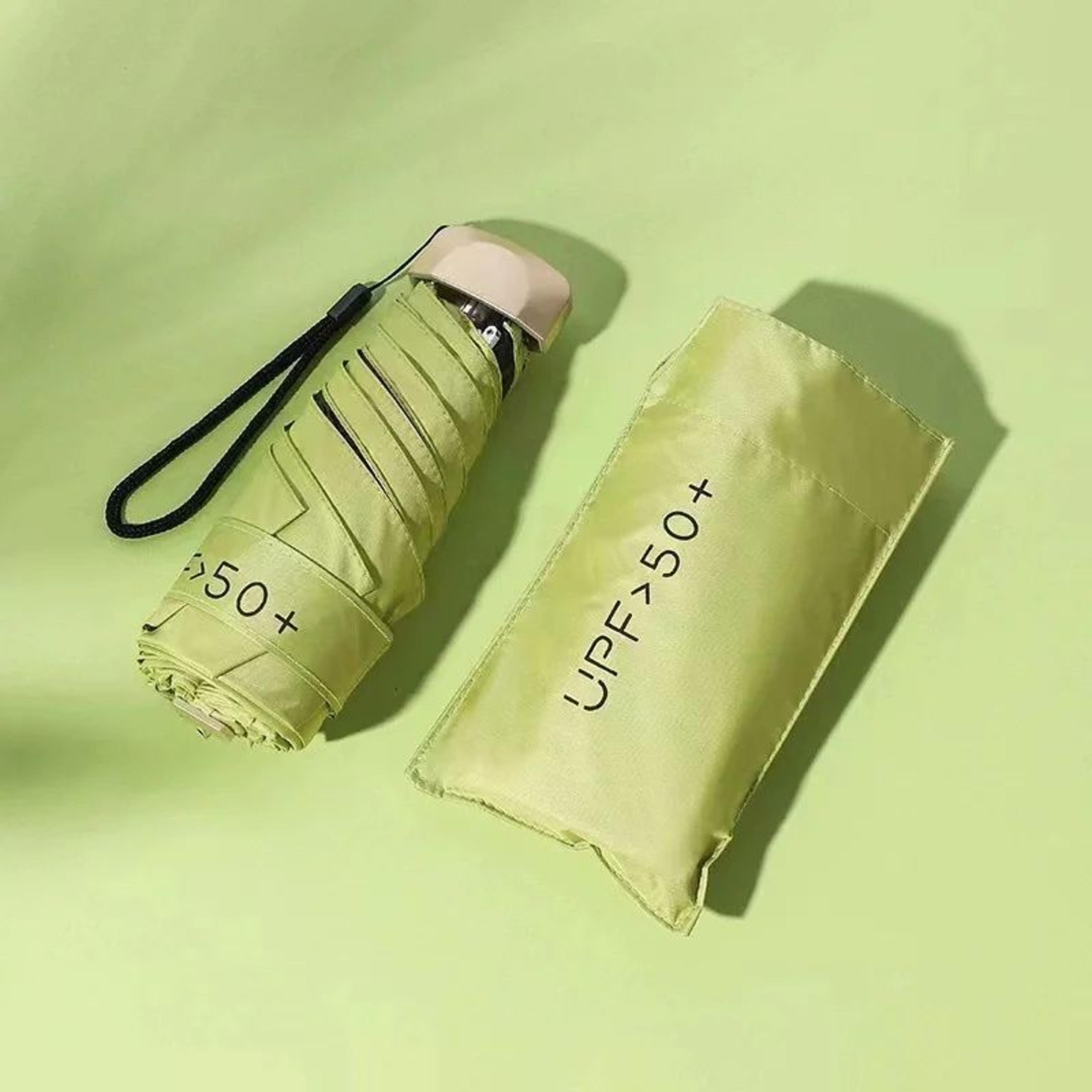 Mini FiveFold UV Protection Umbrella UltraCompact Mini Folding Umbrella For Travel  Daily Commutes 12