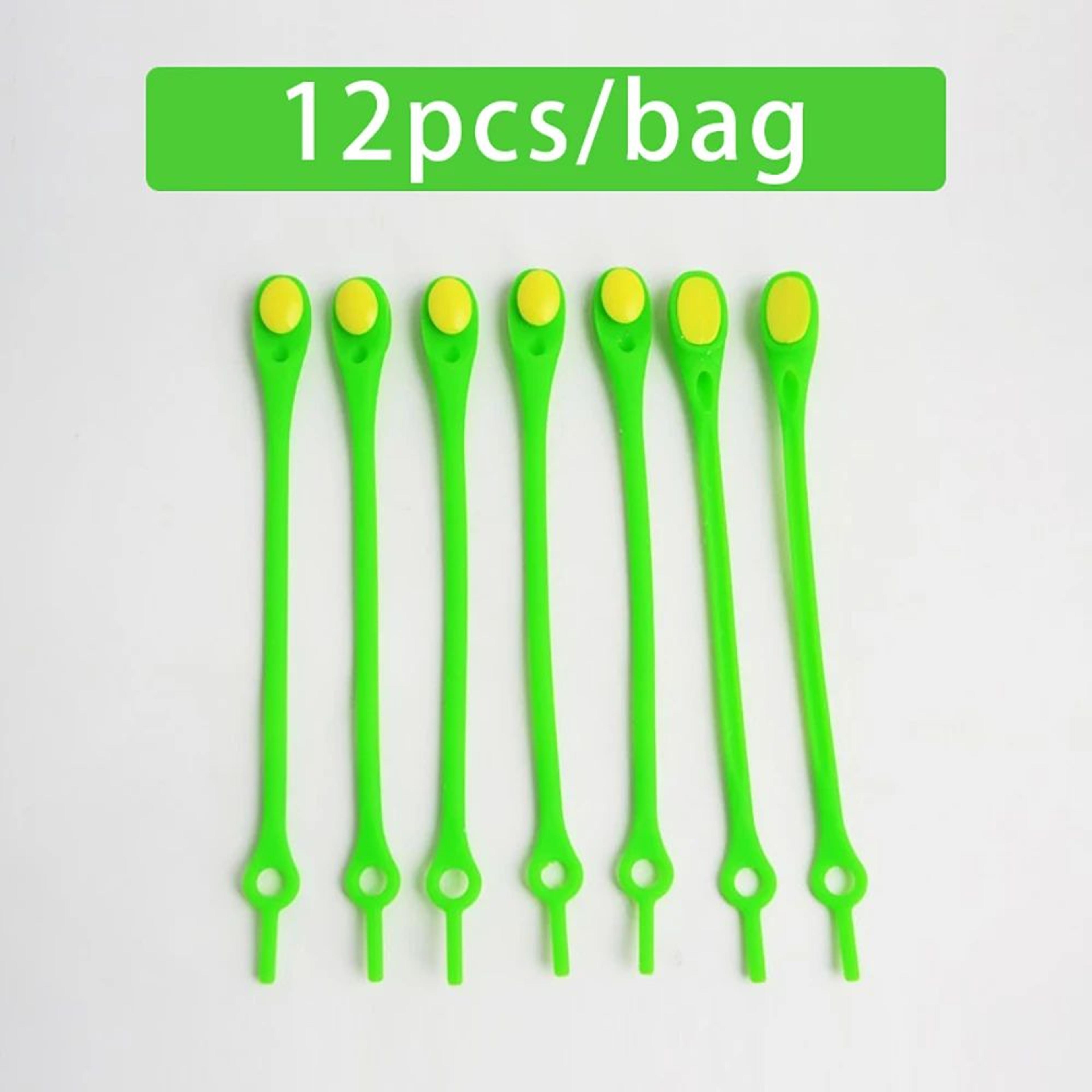 12Pack No Tie Shoelaces Stretch Silicone Laces For Sneakers Adults  Kids 11