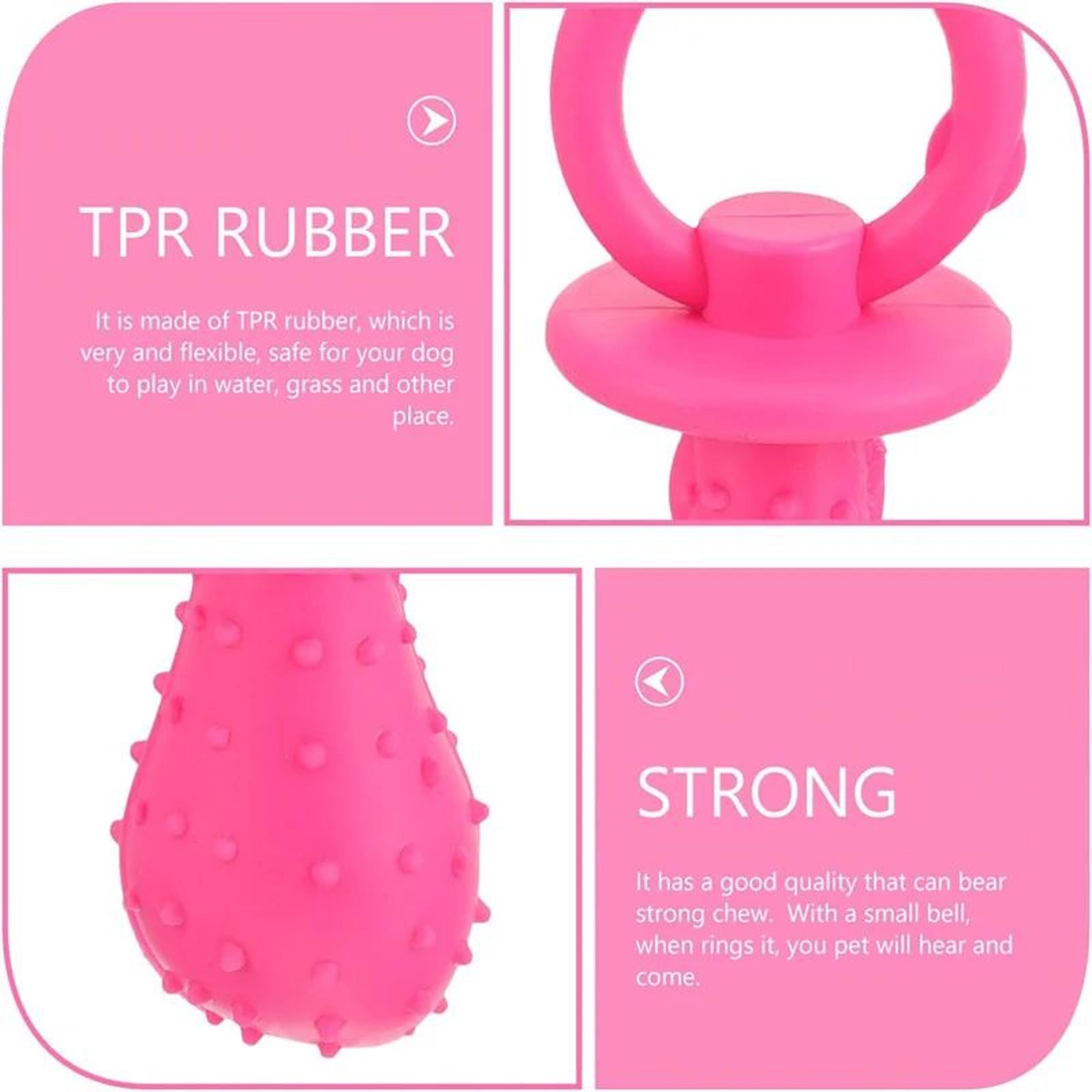 Rubber Dog Pacifier Chew Toy For Puppies  Small Pets 4