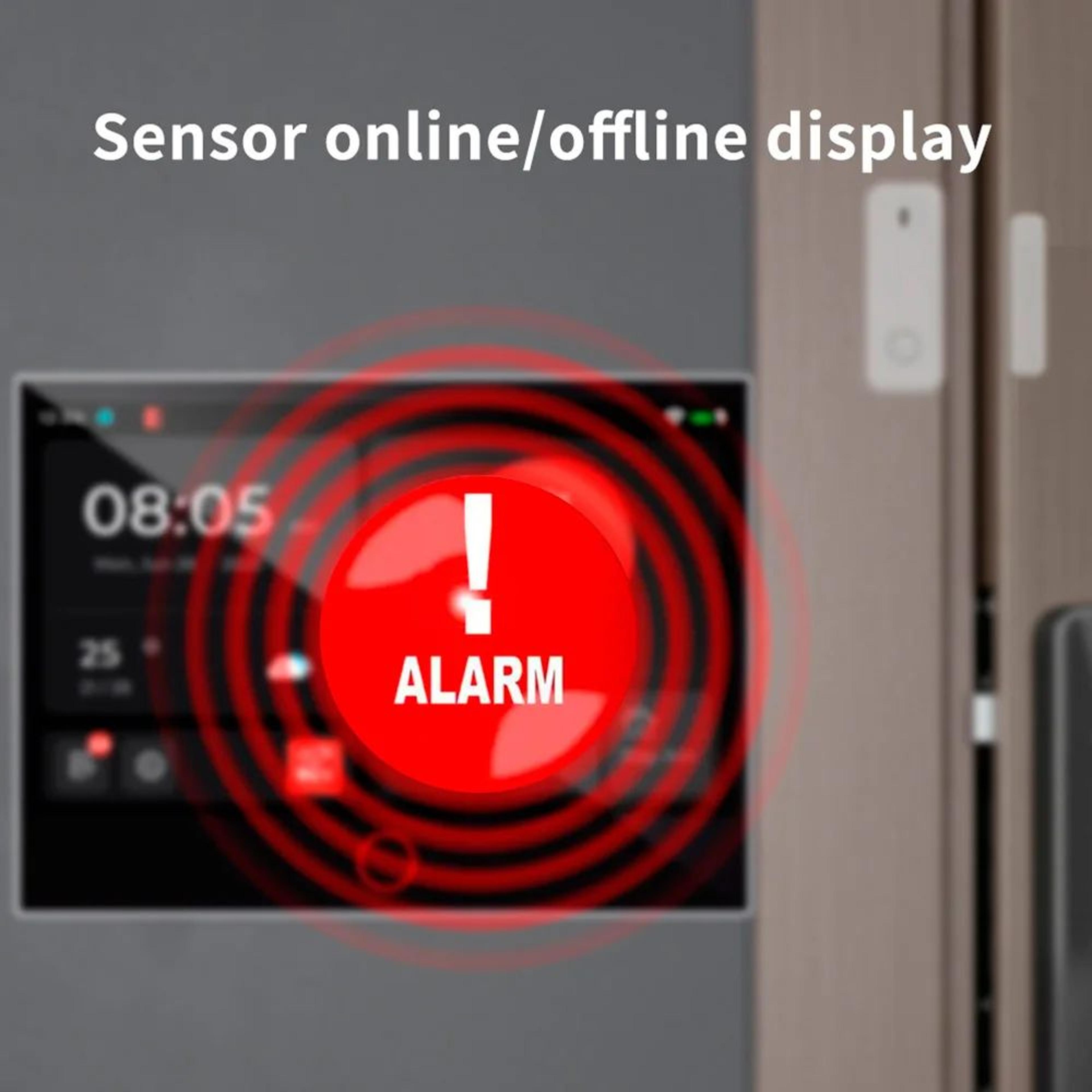 KERUI 7Inch Touchscreen 4G WiFi Alarm System With Tuya Smart Control For Home  Apartment Security 3