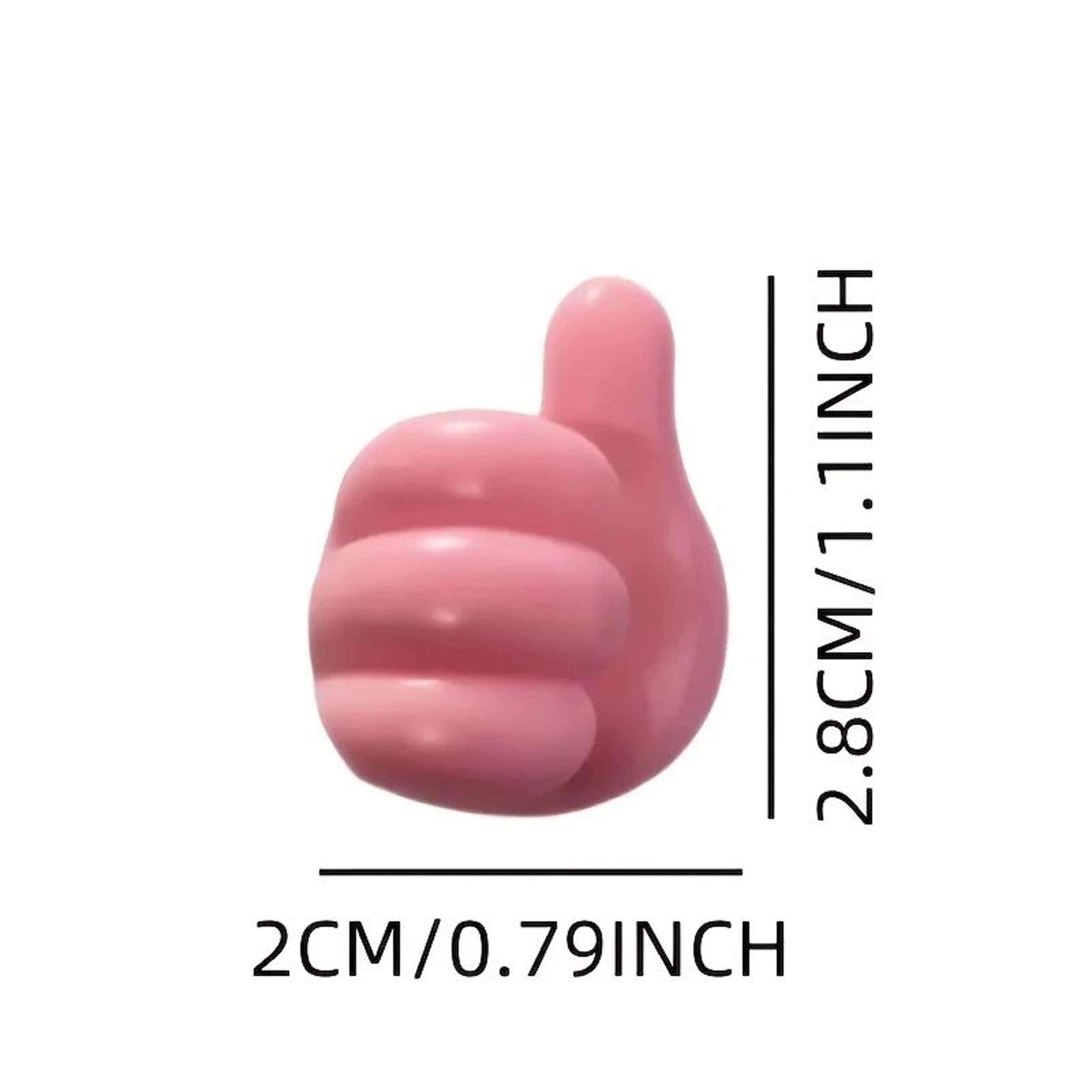 ThumbShaped Adhesive Cable Clips 510 Pack  Mini Thumb Cable Organizer For Tidy Charging Cords 5