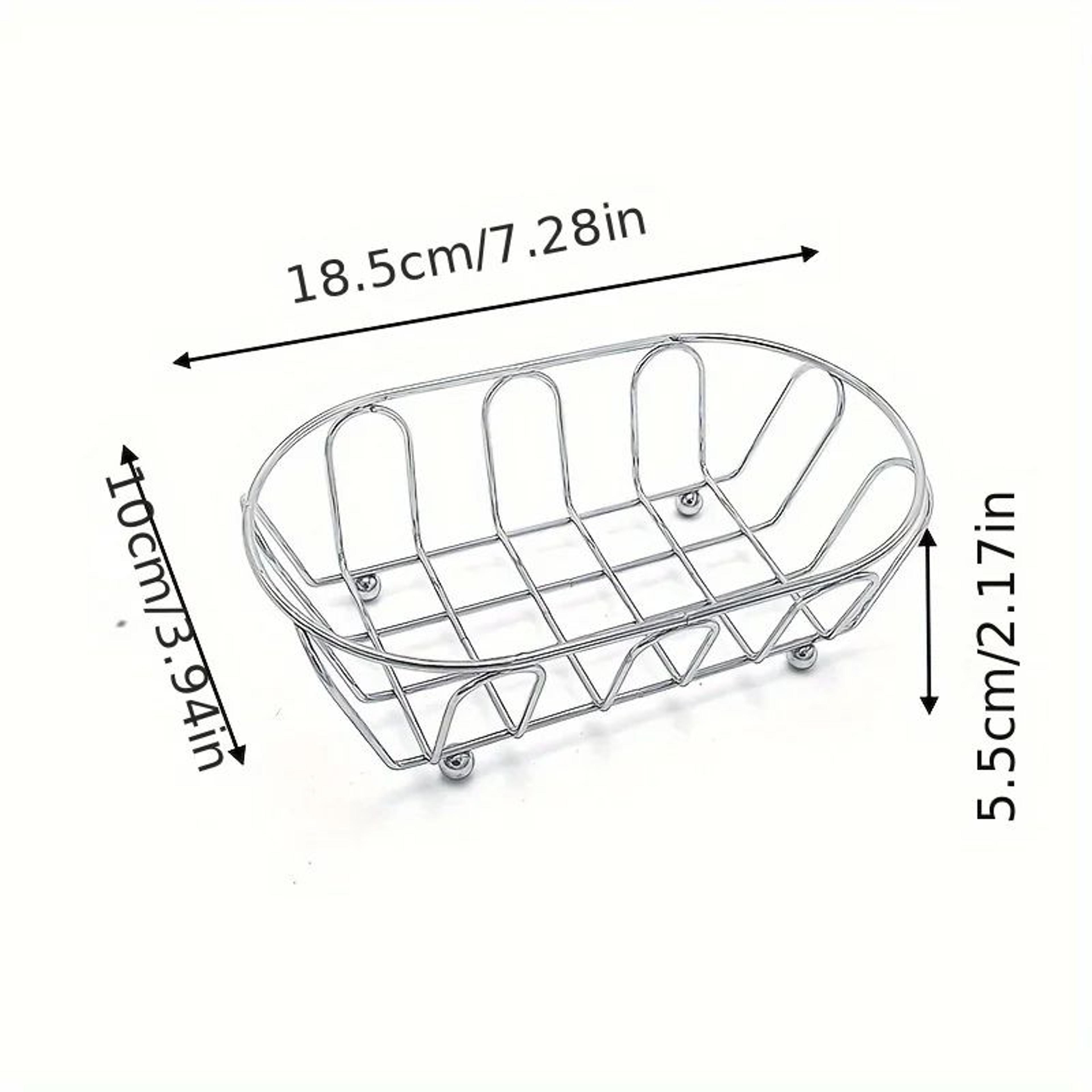 Premium Stainless Steel Organizer  MultiPurpose Storage Basket For Makeup Vanity  Home 5