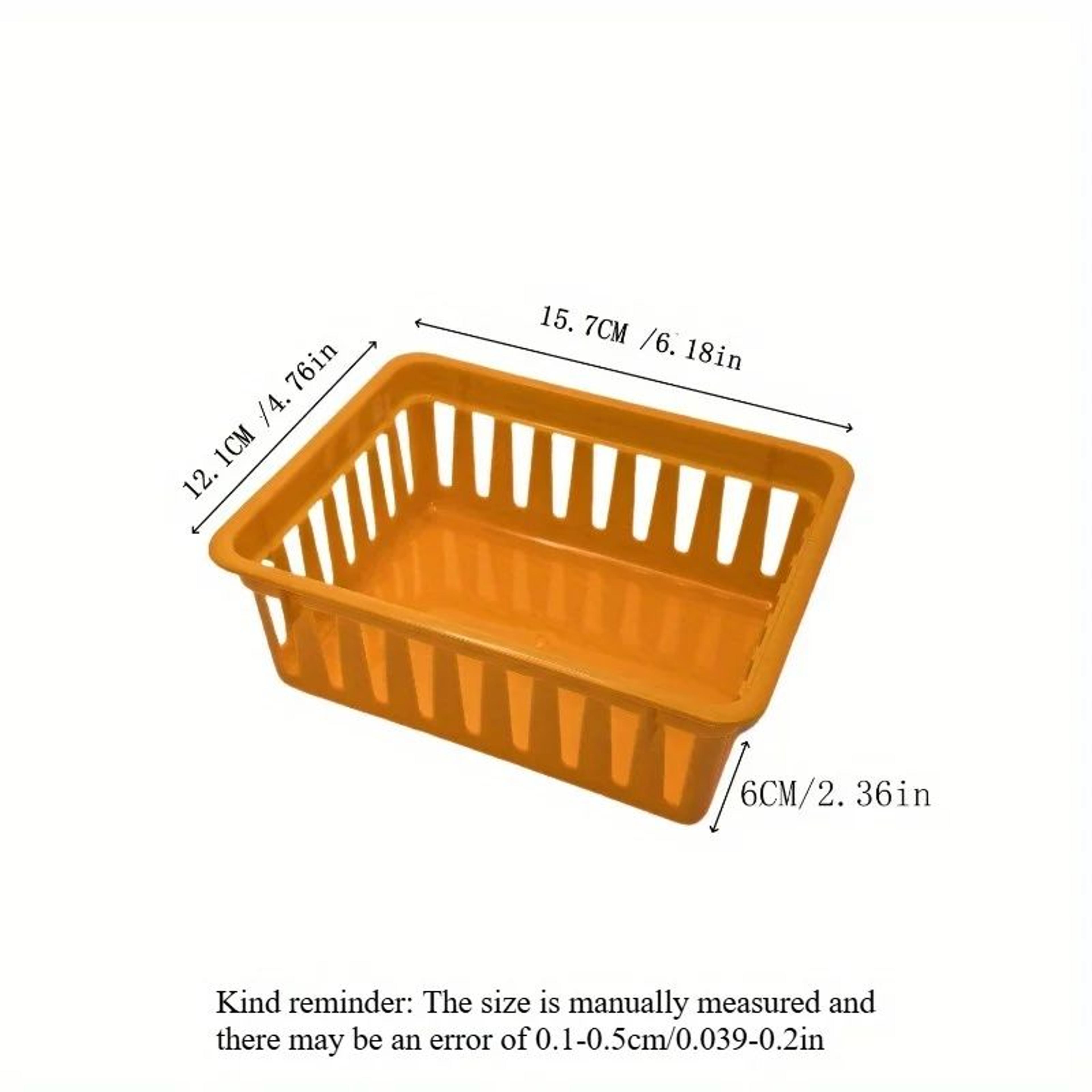 Macaron MultiUse Desktop Storage Baskets  Set Of 6 Plastic Organization Boxes For Office Classroom  5