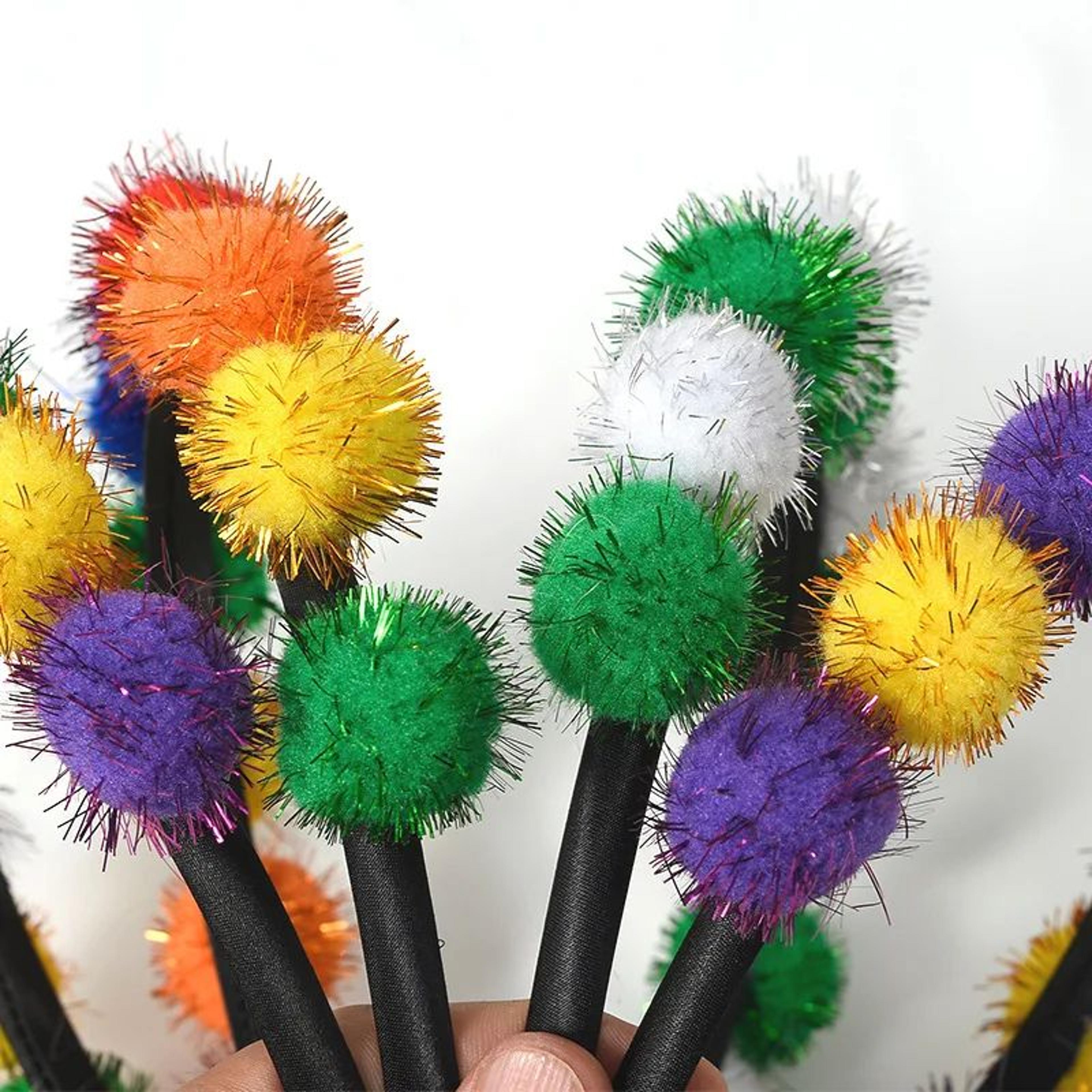 Mardi Gras Headband Plush Pom Carnival Hair Accessory For Parades  Parties 2