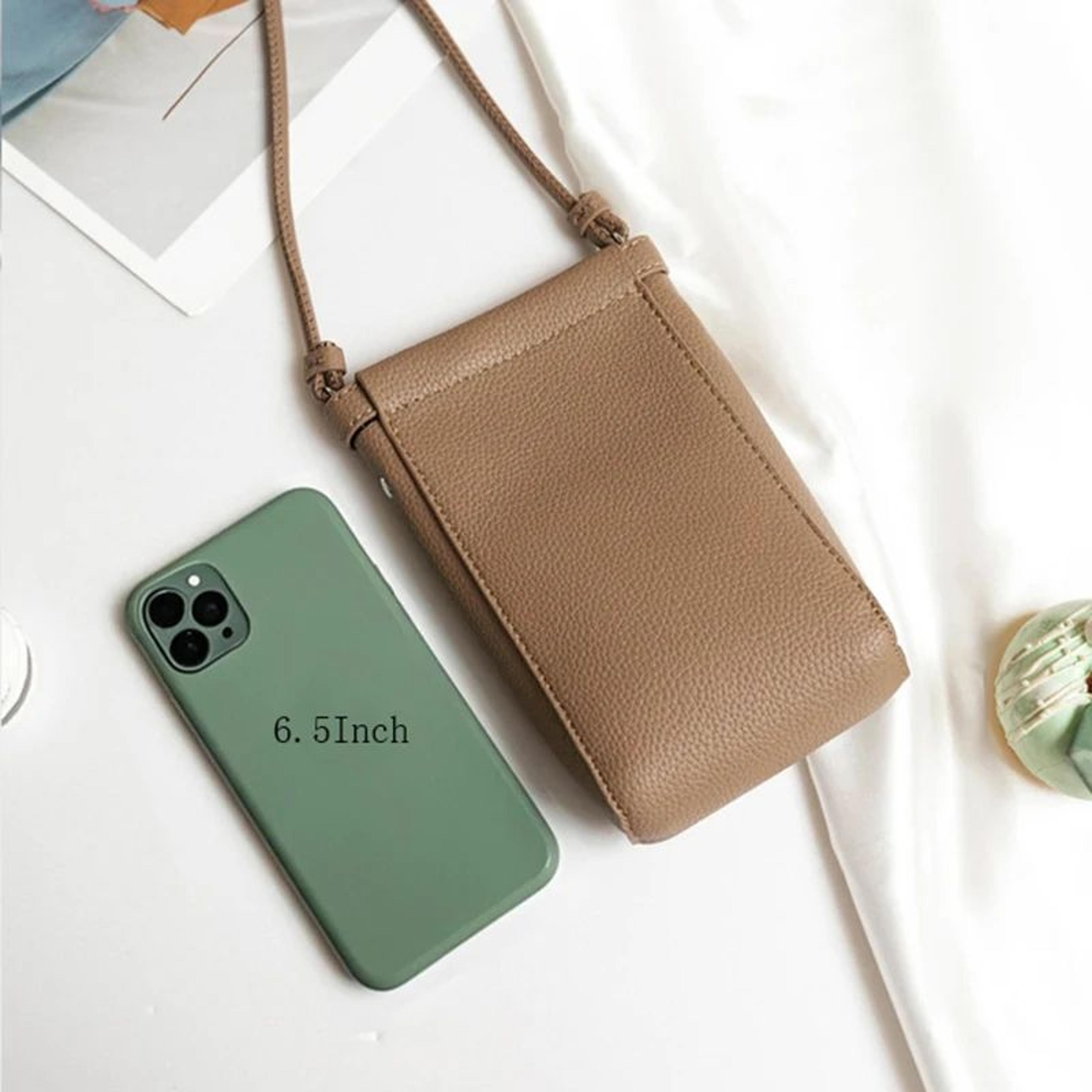 Aurora Womens Crossbody Bag  PU Leather Shoulder Bag  Large Capacity Handbag With Phone Pocket 4