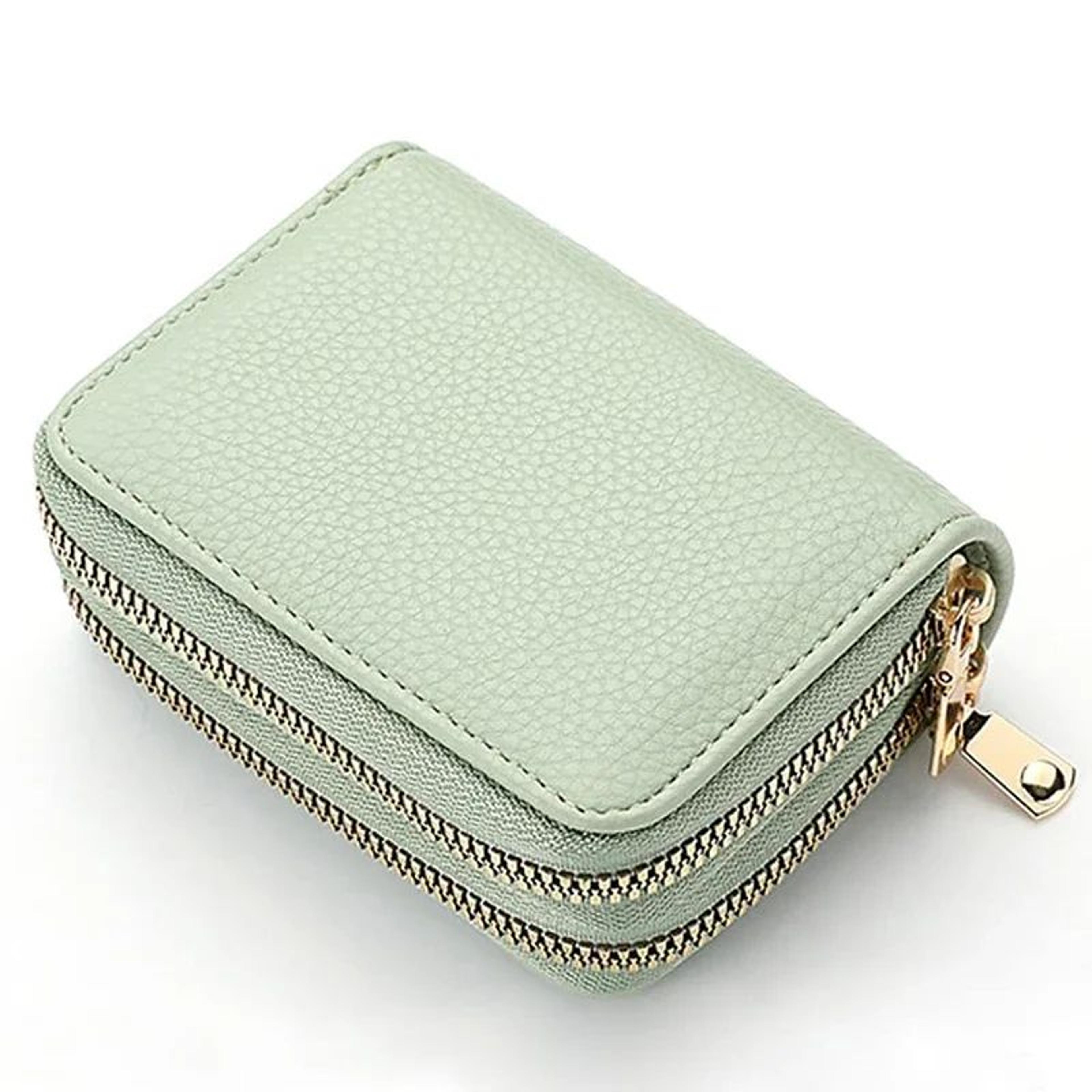 Compact Womens Wallet In PU Leather Wallet Design  Zipper Coin Pocket  Card Holder 6