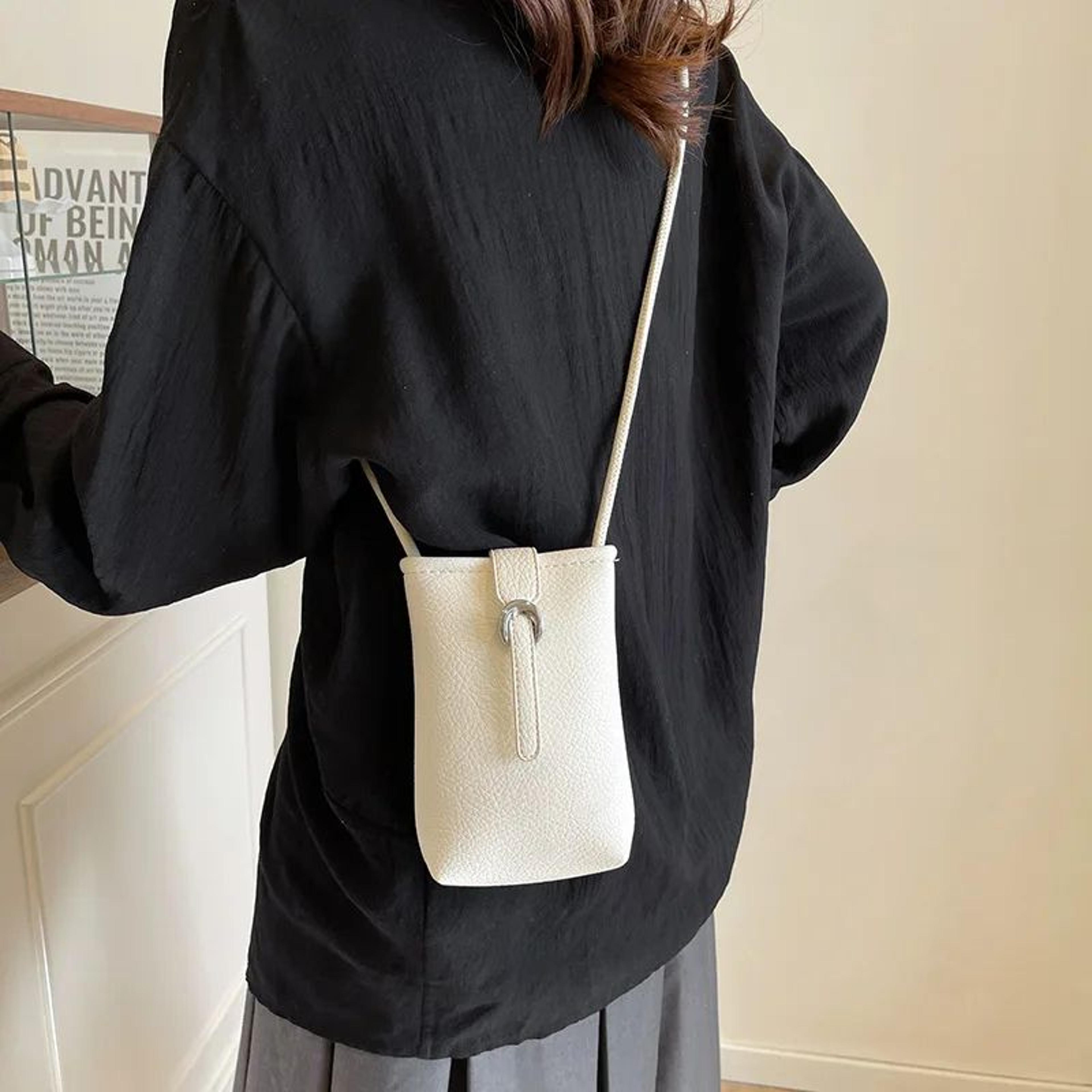 Everyday Carry PU Leather Shoulder Bag For Women  Large Capacity Crossbody Phone Purse 1
